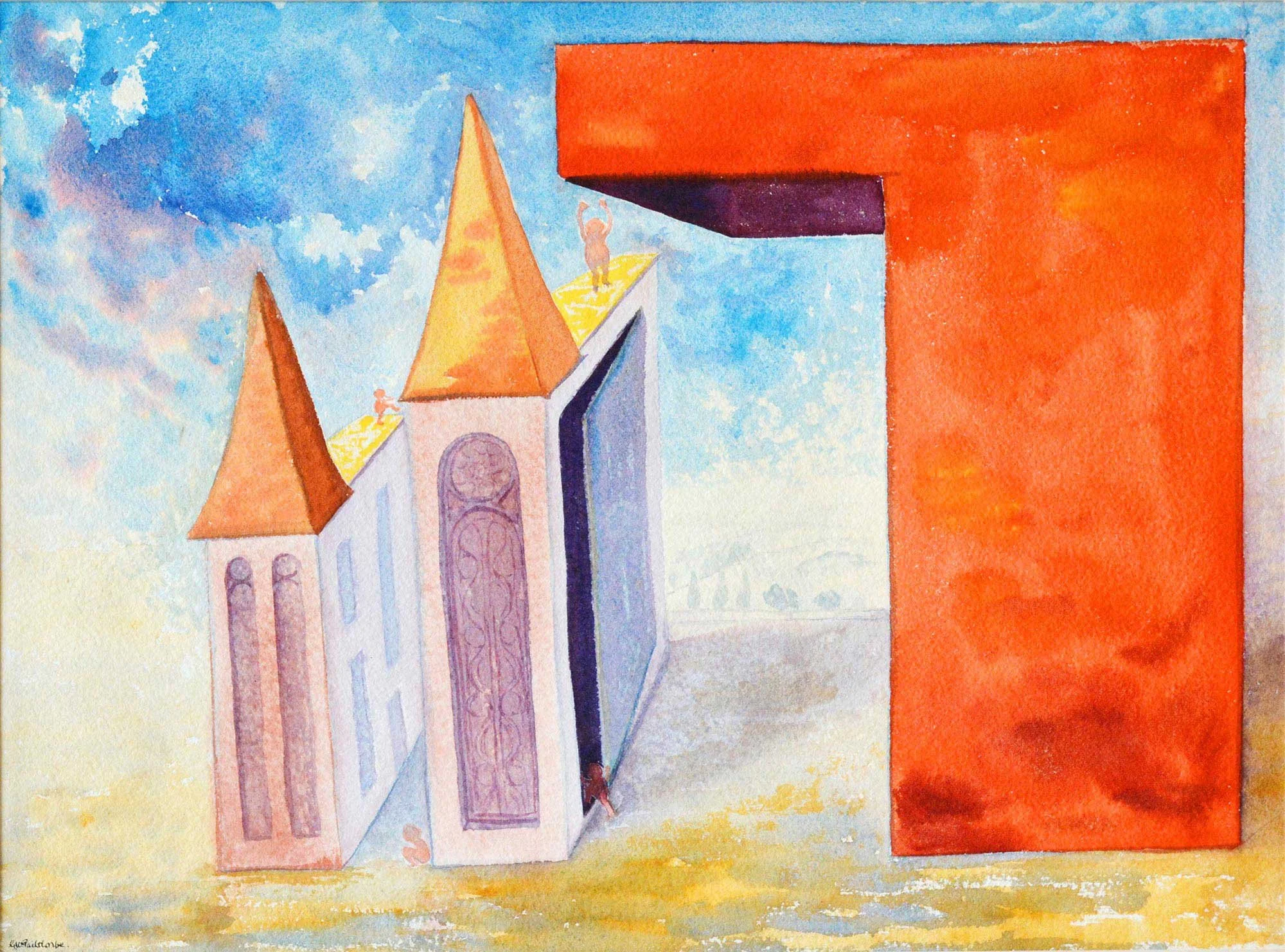 04.06.1938, 37x27cm, Summun Bonum, Watercolour, GW Pailthorpe