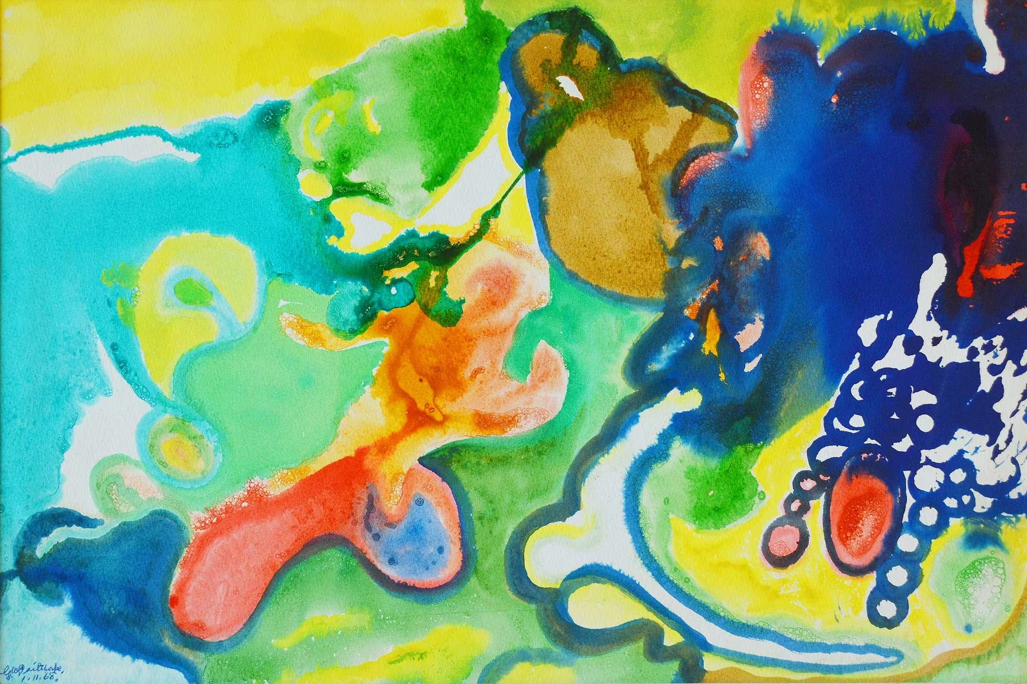 01.11.1968, 57x38cm, Untitled, Watercolour, GW Pailthorpe