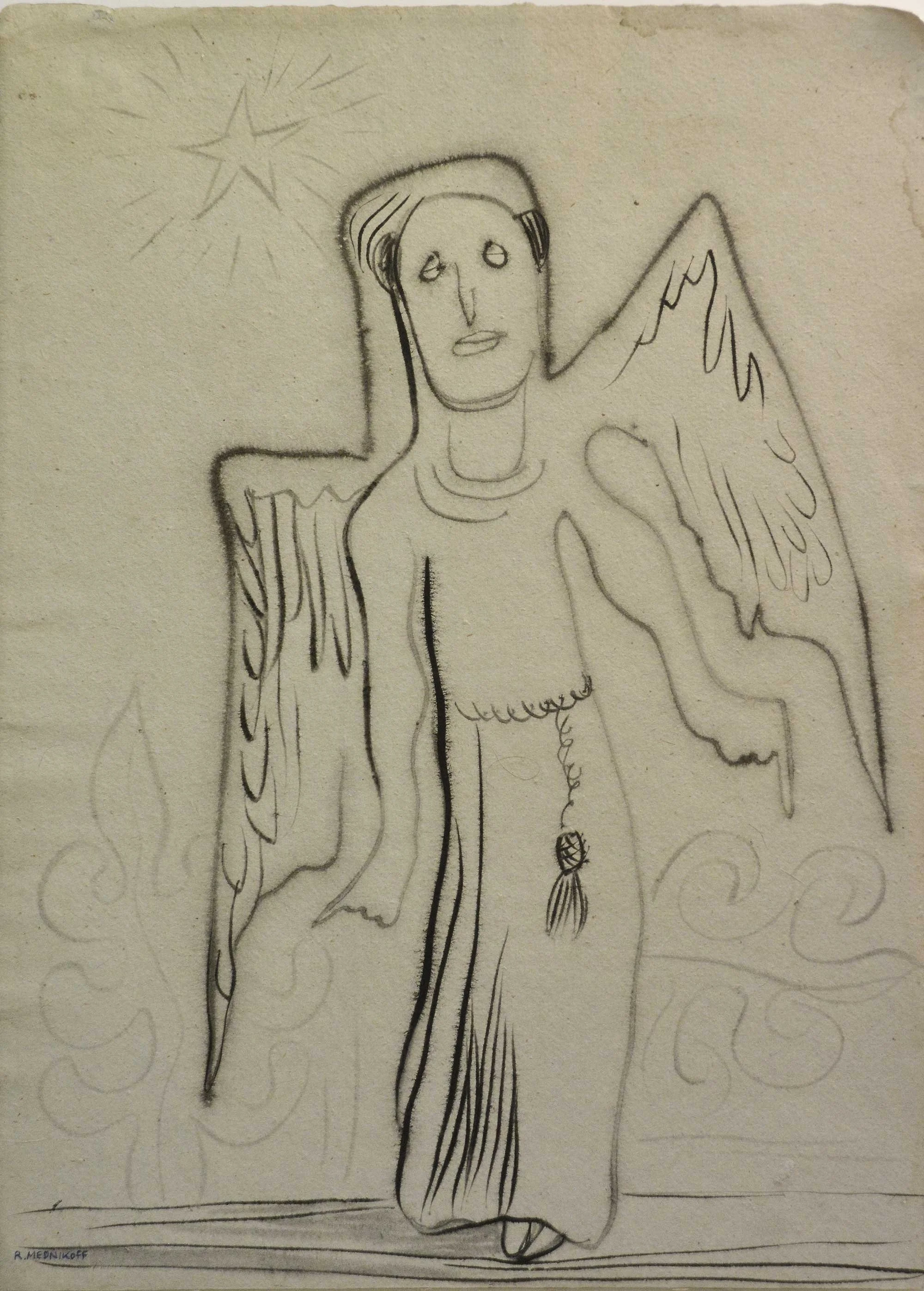 27.05.1949, 27x37cm, Cromer, Watercolour, R Mednikoff