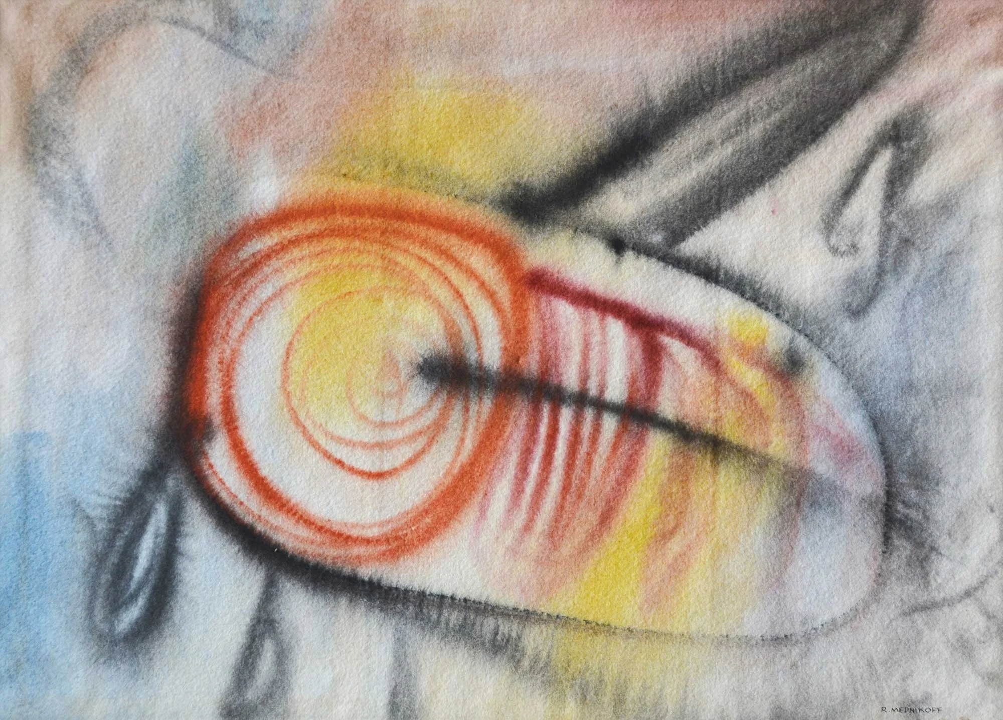 13.08.1946, 37x27cm, No8, Watercolour, R Mednikoff