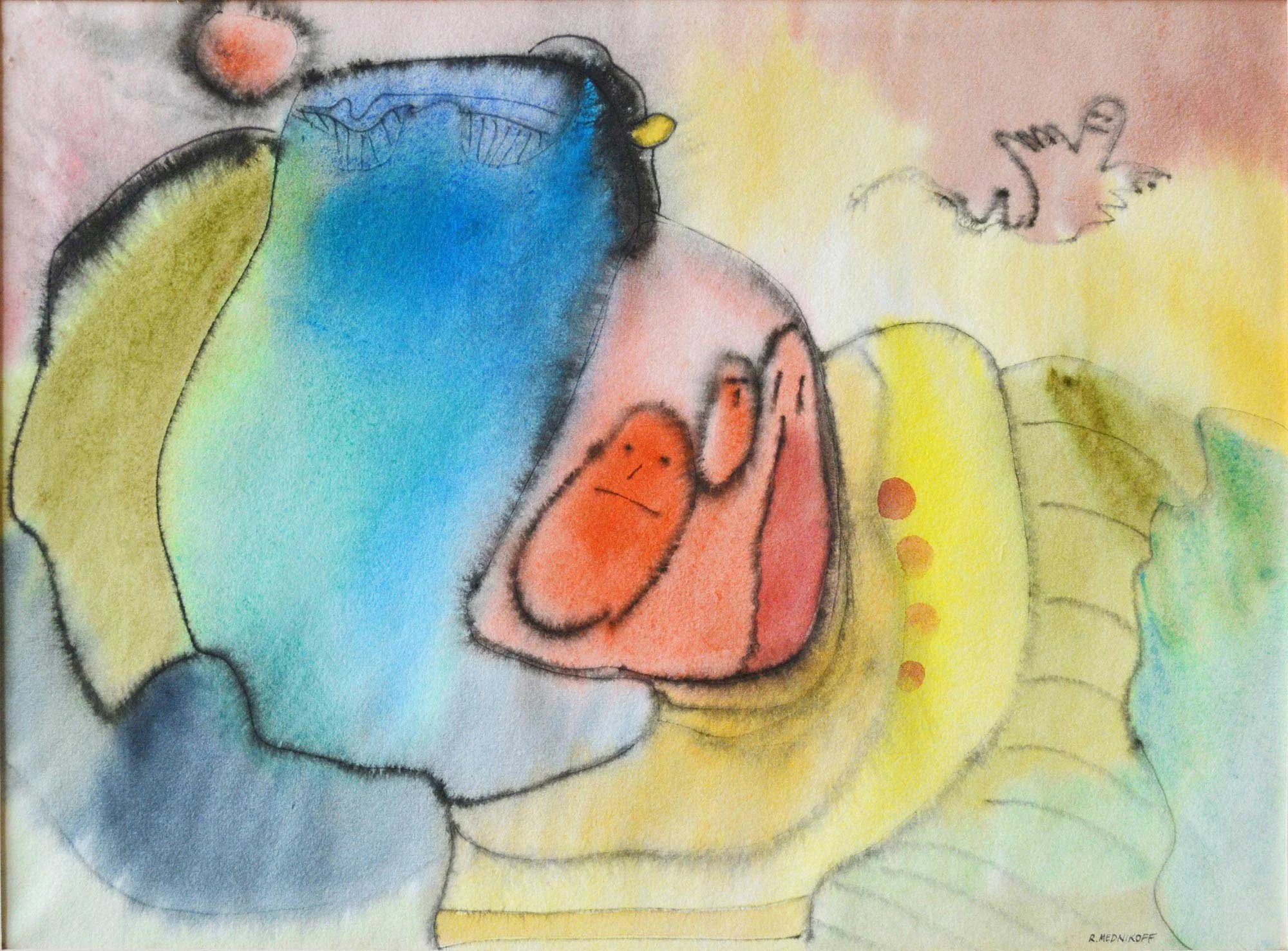 04.11.1946, 37x27cm, Untitled, Watercolour, R Mednikoff