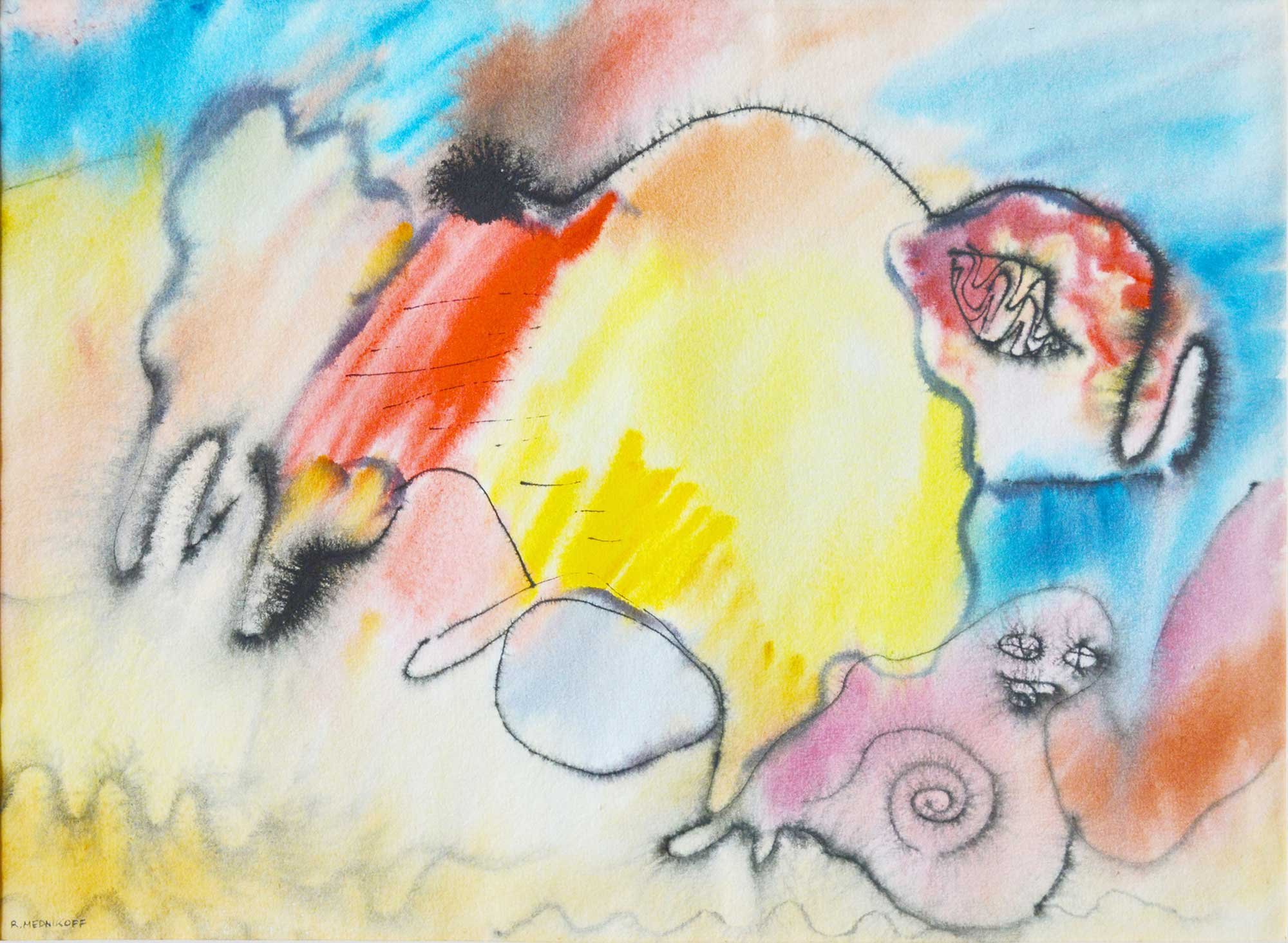 04.11.1946, 37x27cm, No7, Watercolour, R Mednikoff