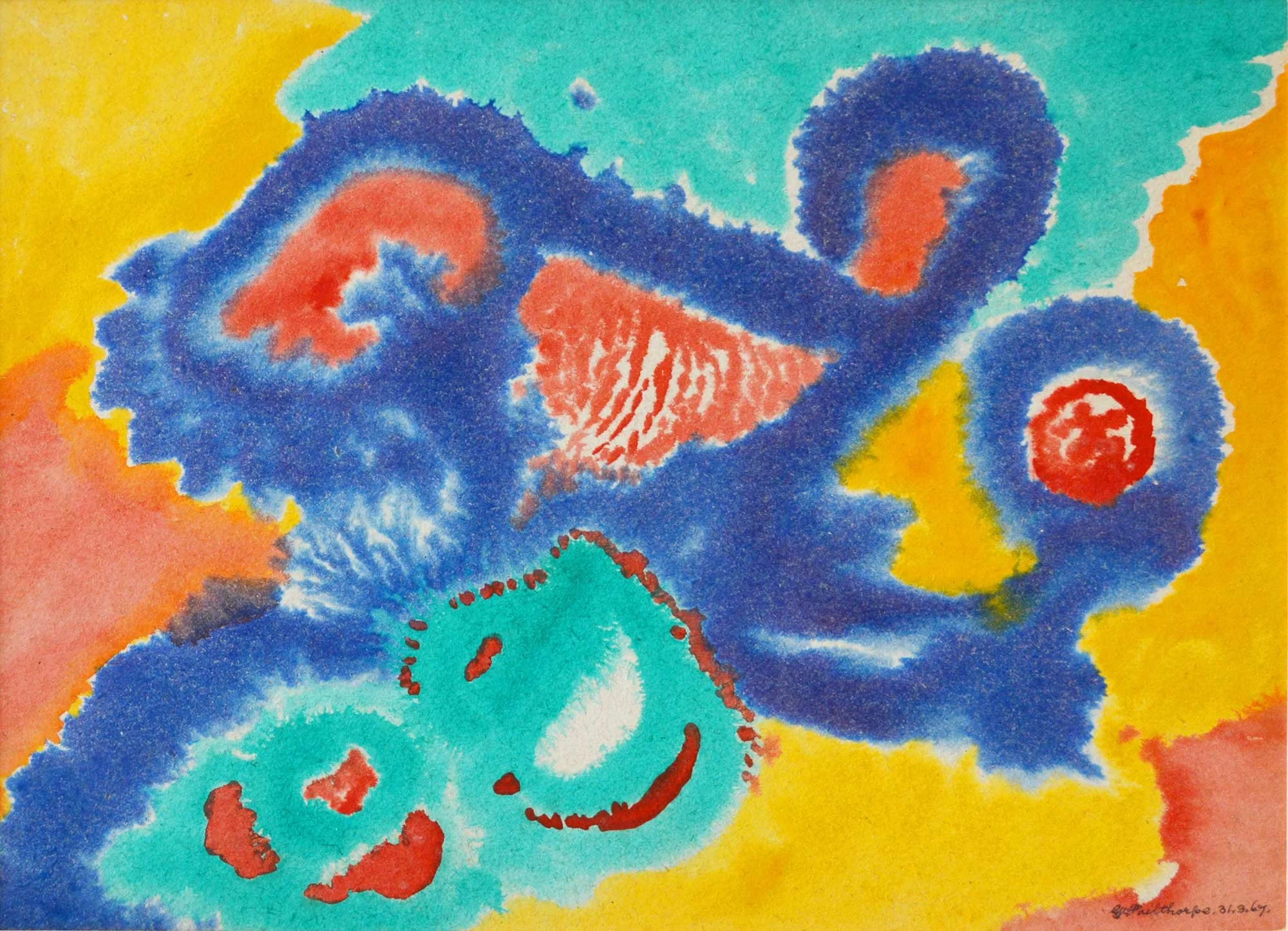 24.03.1967, 37x27cm, Untitled, Watercolour, GW Pailthorpe