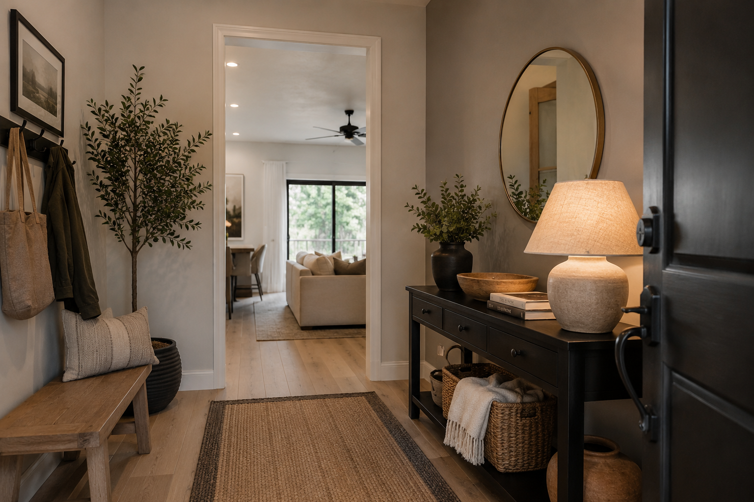 The Entryway Formula: How I Style a Minimalist, High-Impact First Impression