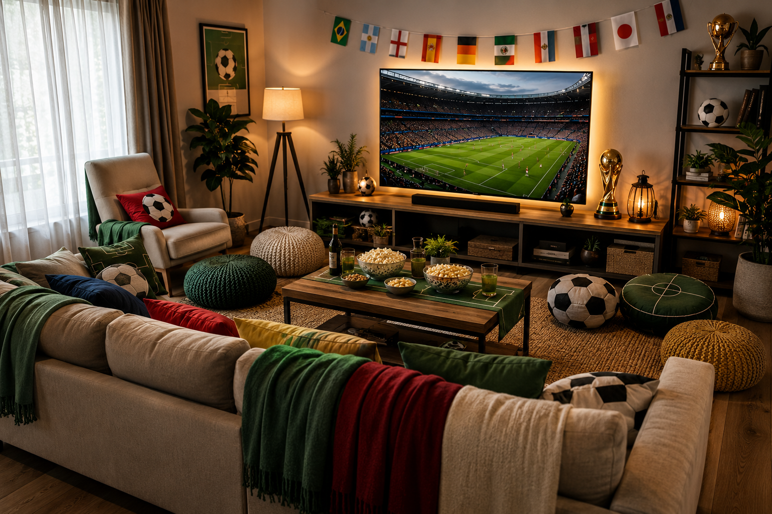 5 Home Decor Ideas to Host a Stylish FIFA World Cup Viewing Party