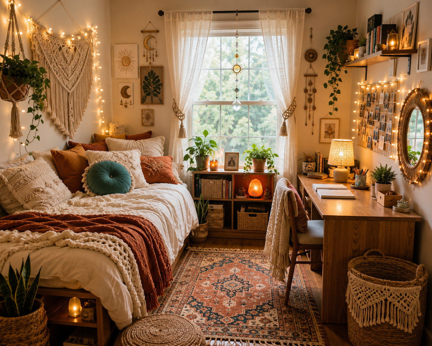 How to Decorate a Boho Dorm Room in 10 Steps | Affordable Cozy Ideas for Students