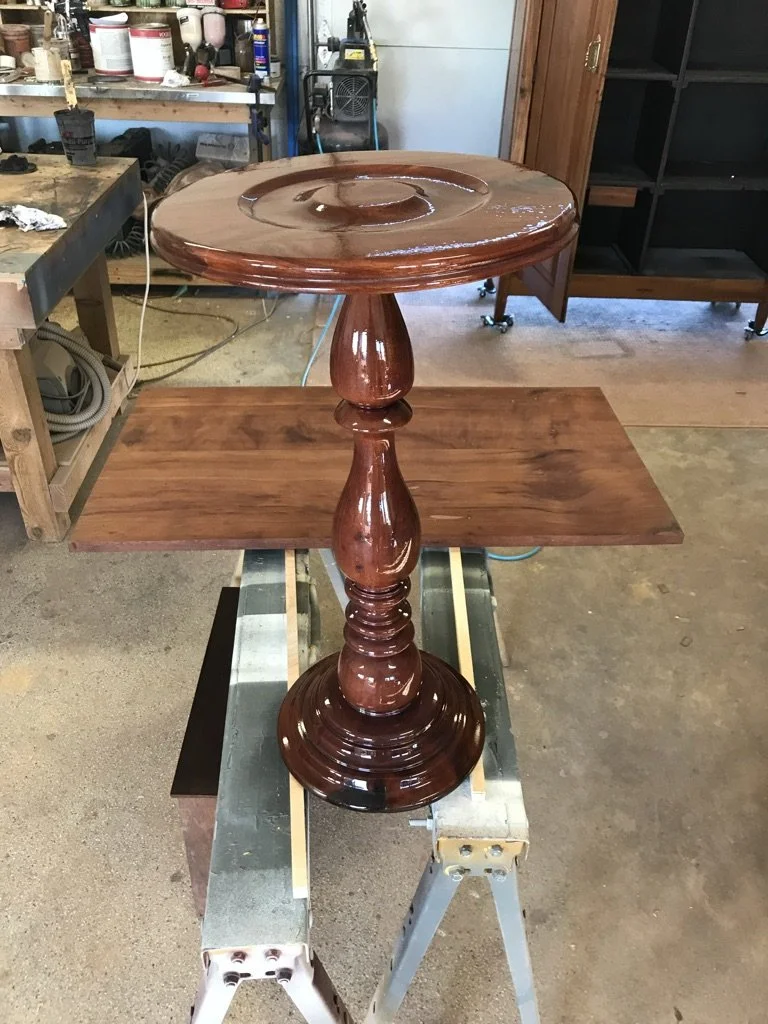 Traditional Wood Pedestal Plant Stand