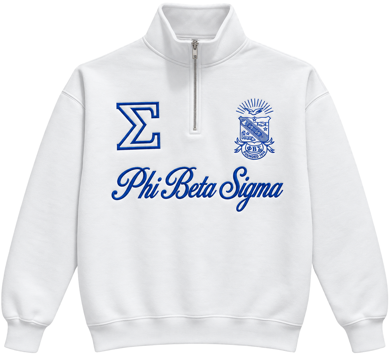 Embroidered PBS Quarter Zip