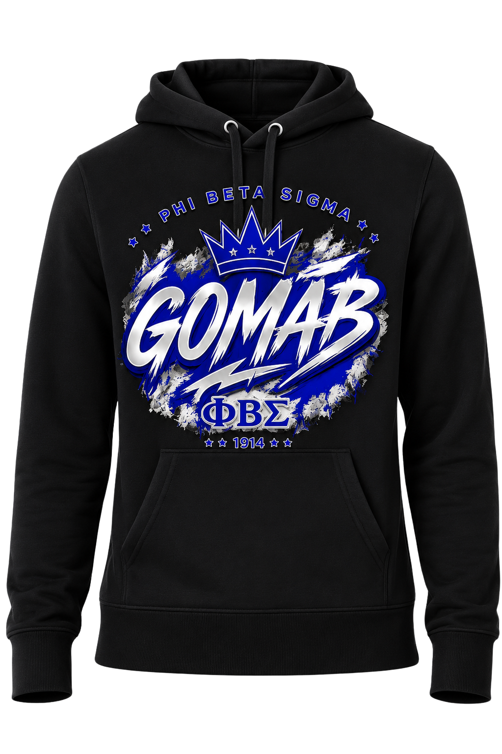 GOMAB Splash Paint Sweatshirt Black (1).png
