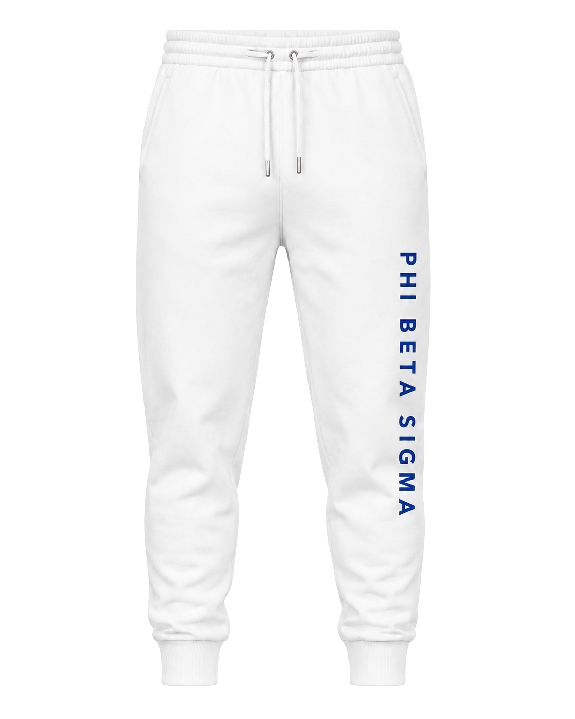 White Jogger Style Sweatpants