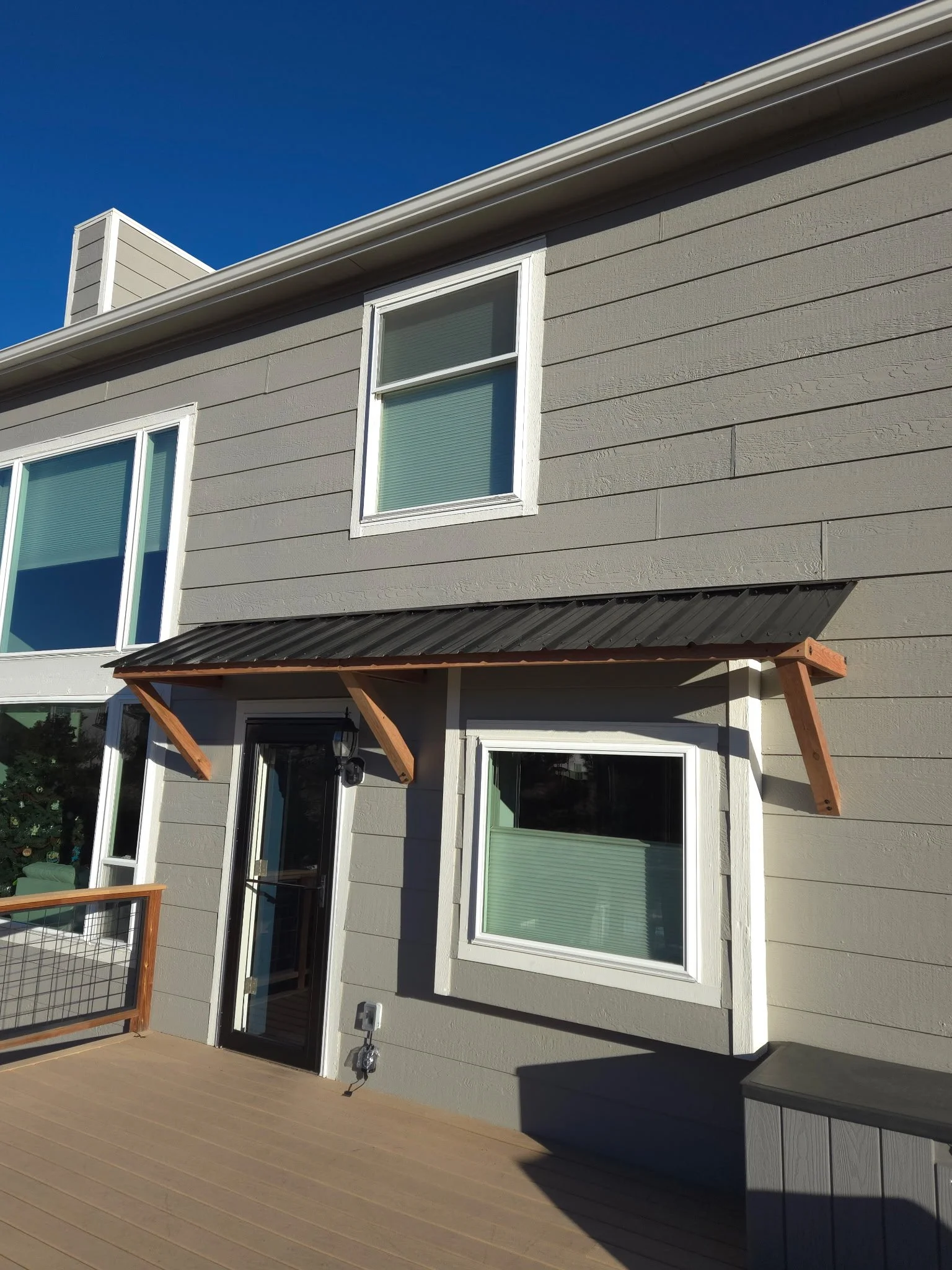 Awning Build and Deck Rebuild and Restain
