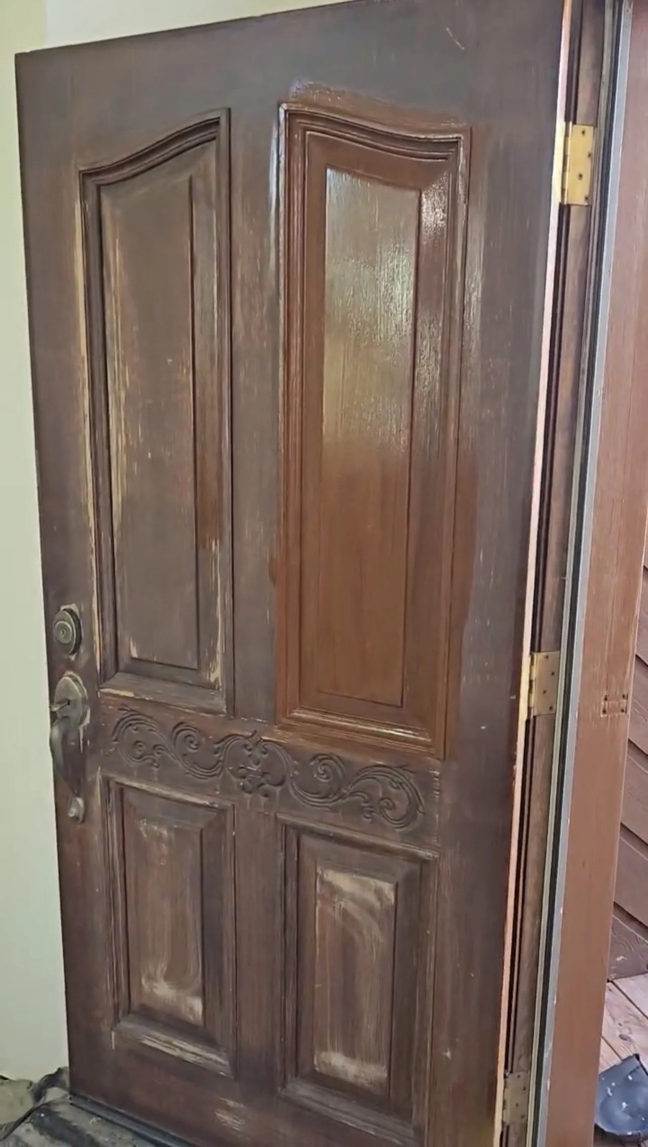Exterior Door Sanding and Refinishing- Parker, CO