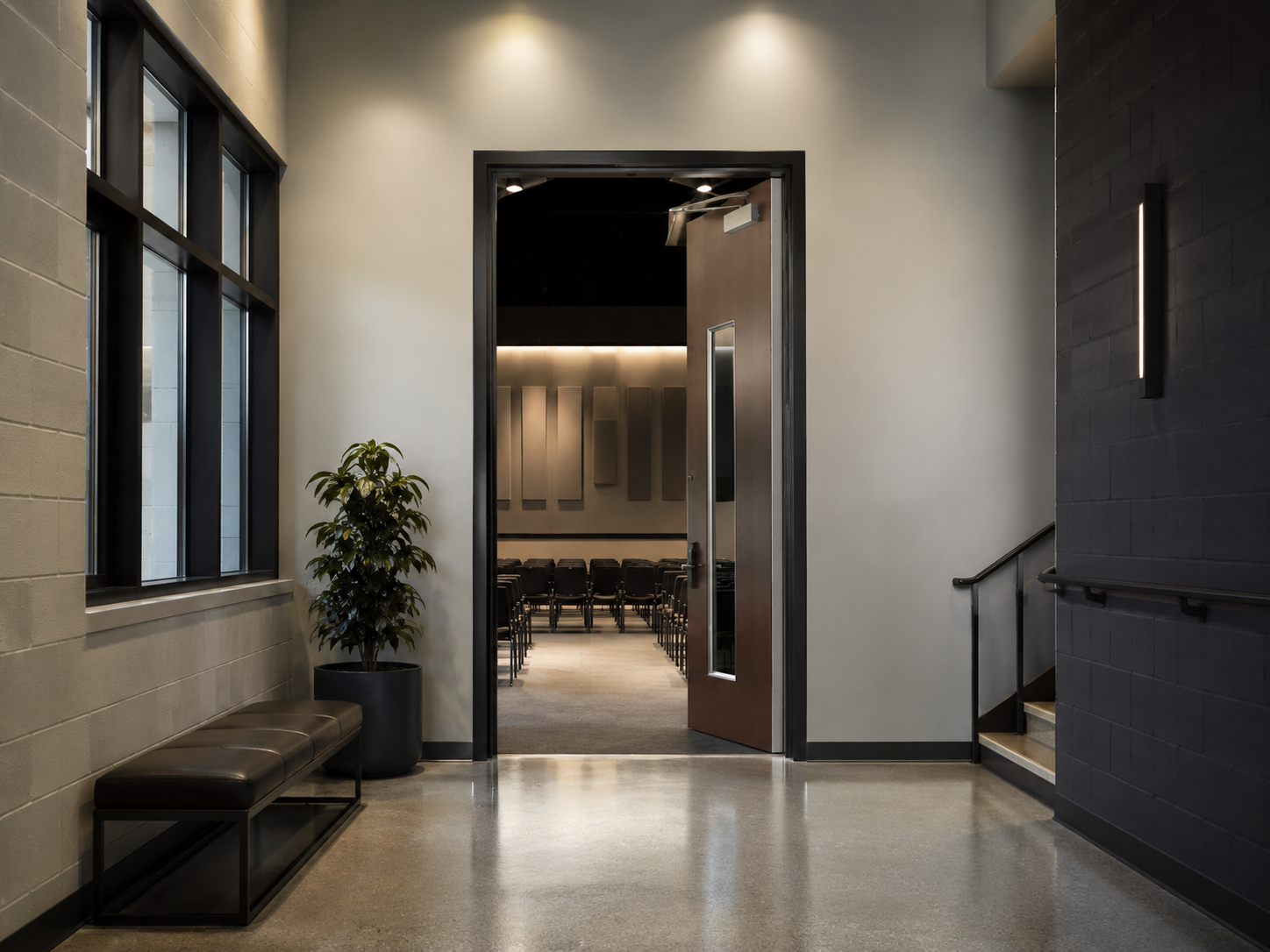 Interior doorway representing a vulnerable access point for The Shield product-fit discussion.