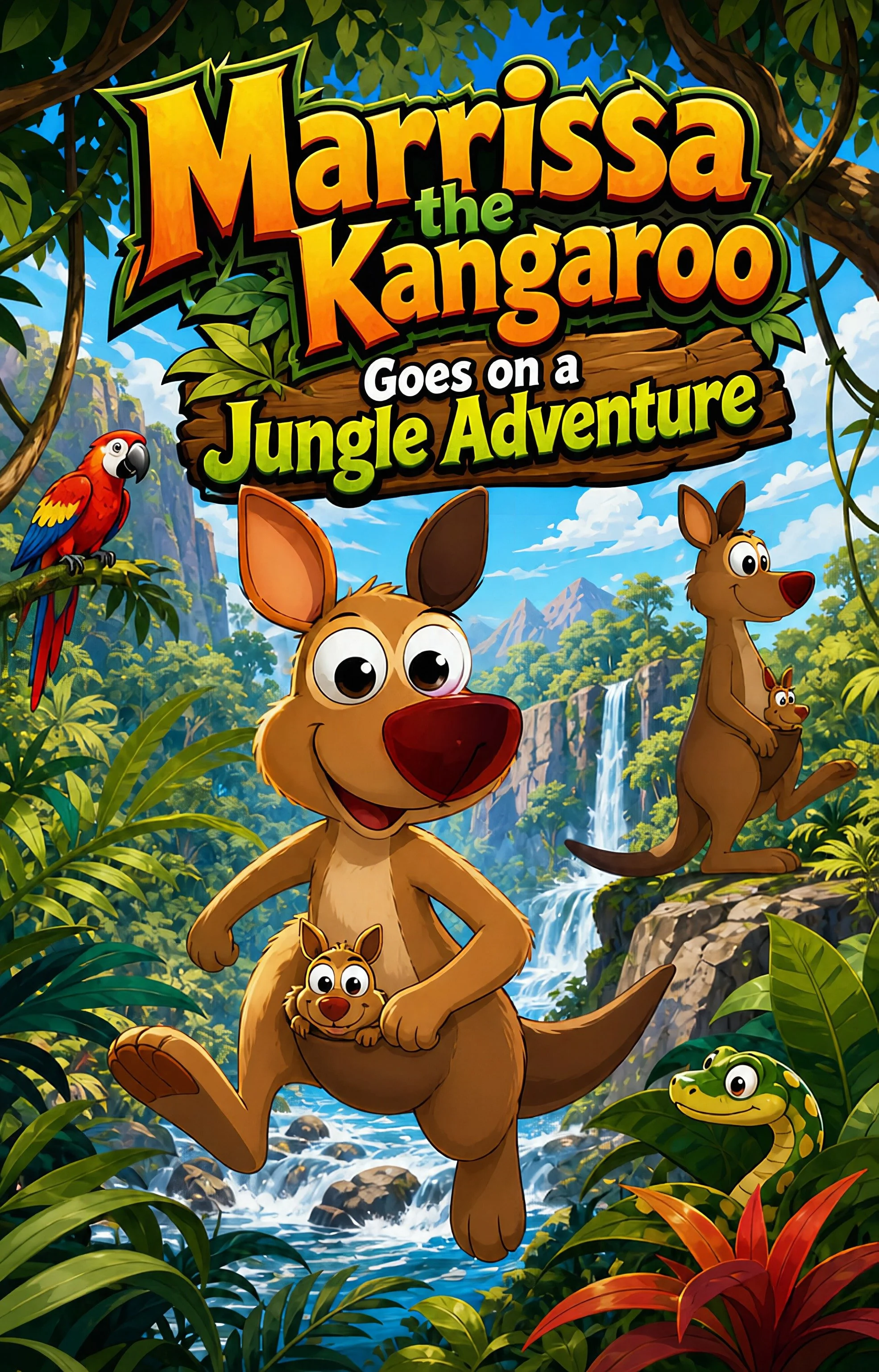 Marissa the Kangaroo goes on a Jungle Adventure