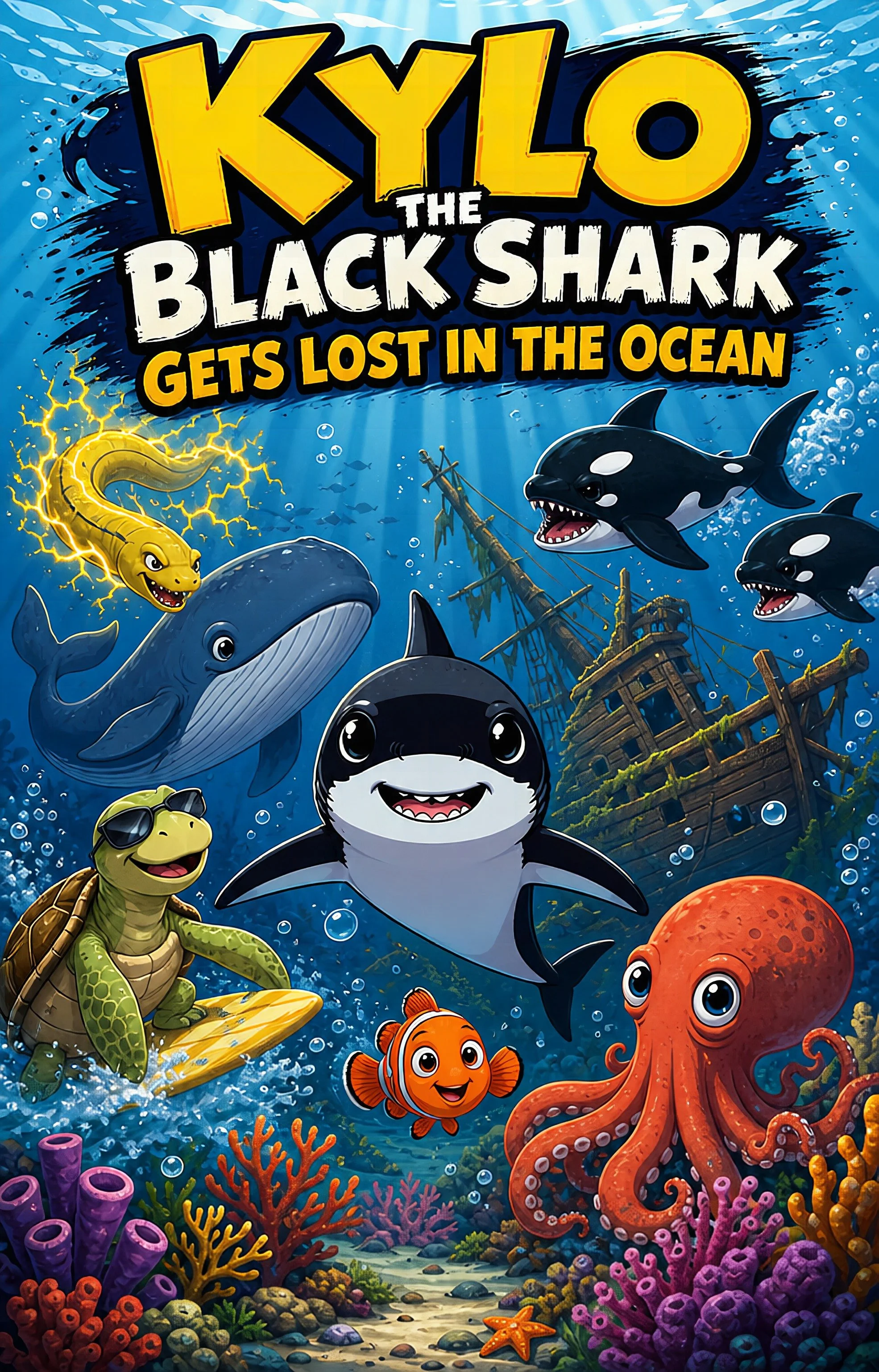Kylo the Black Shark Gets Lost in the Ocean
