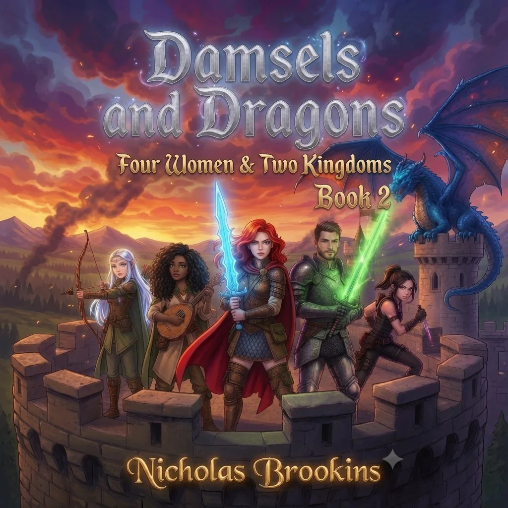 Damsels and Dragons: Four Damsels & Two Kingdoms