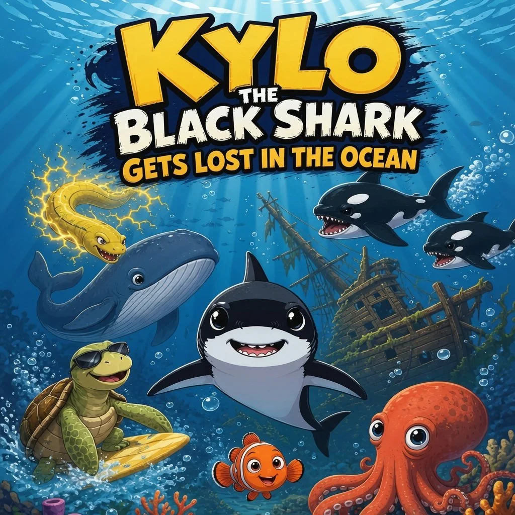 Kylo the Black Shark Gets Lost in the Ocean