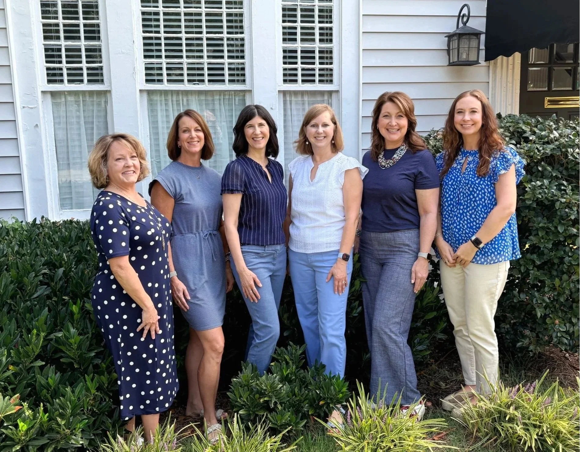 Counselors at Nurture Counseling Services. JoBeth Manley, Dana Glenn, Jennie Cushman, Claire Barnett, Suzanne Bilings, Alice Foster