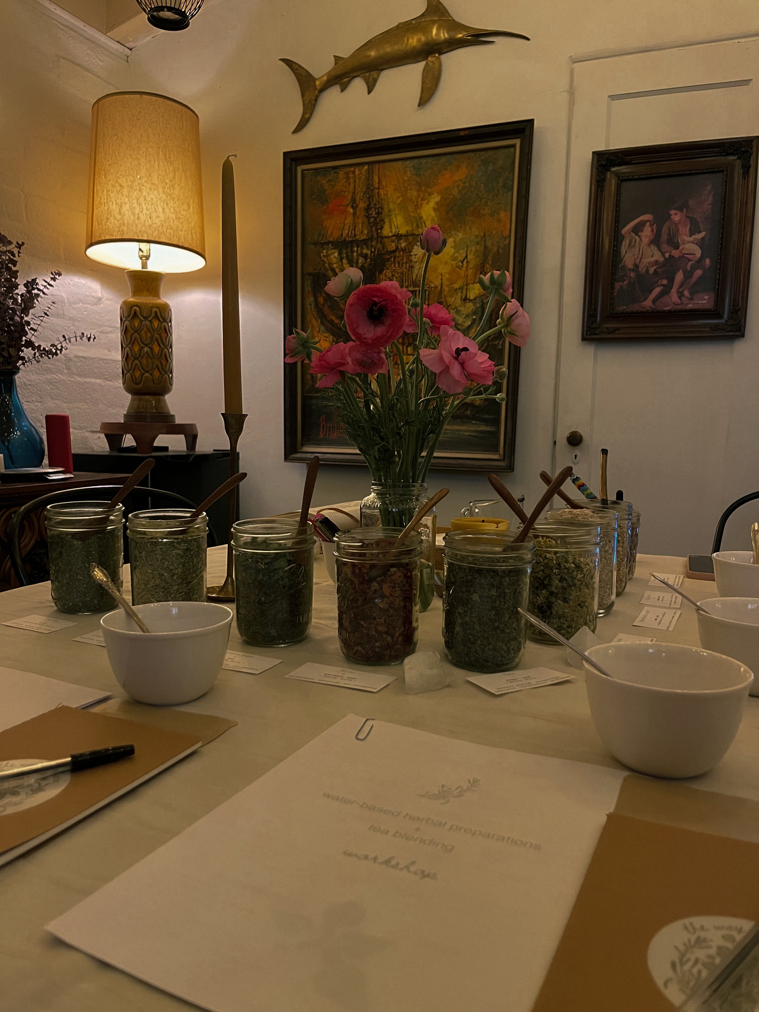 Herbal Tea Blending + Water-based Herbal Preparations, 3.8.26