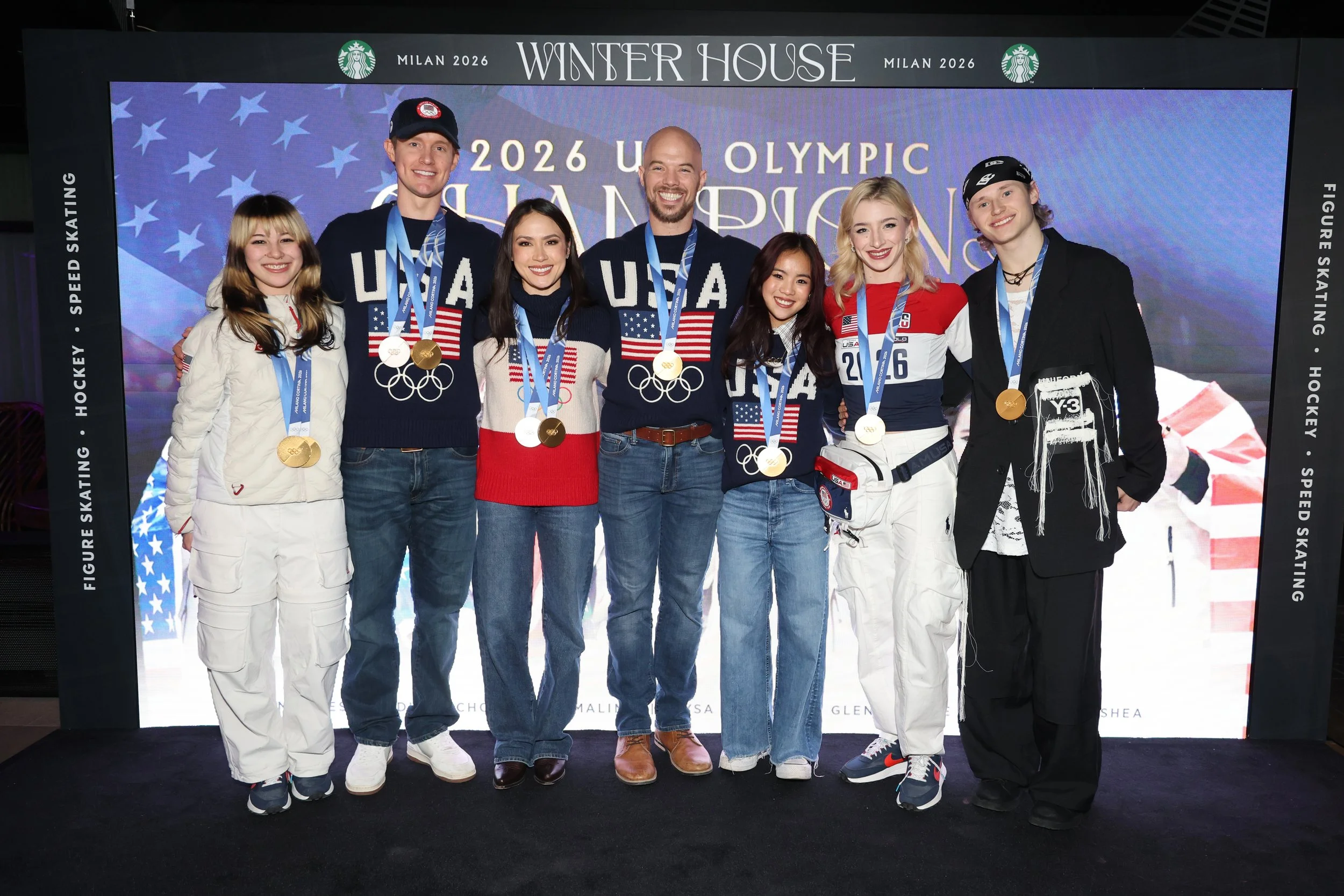 Gold Medal Team Photo — Starbucks Winter House
