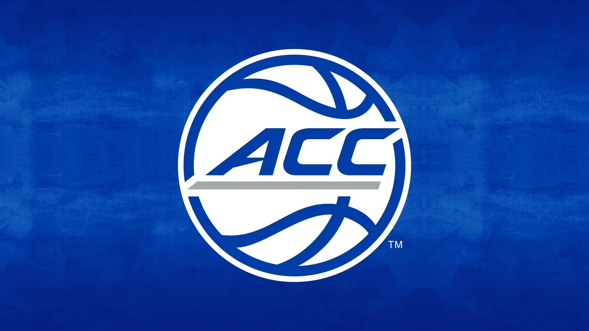 The Atlantic Coast Conference (ACC) logo on a blue background.