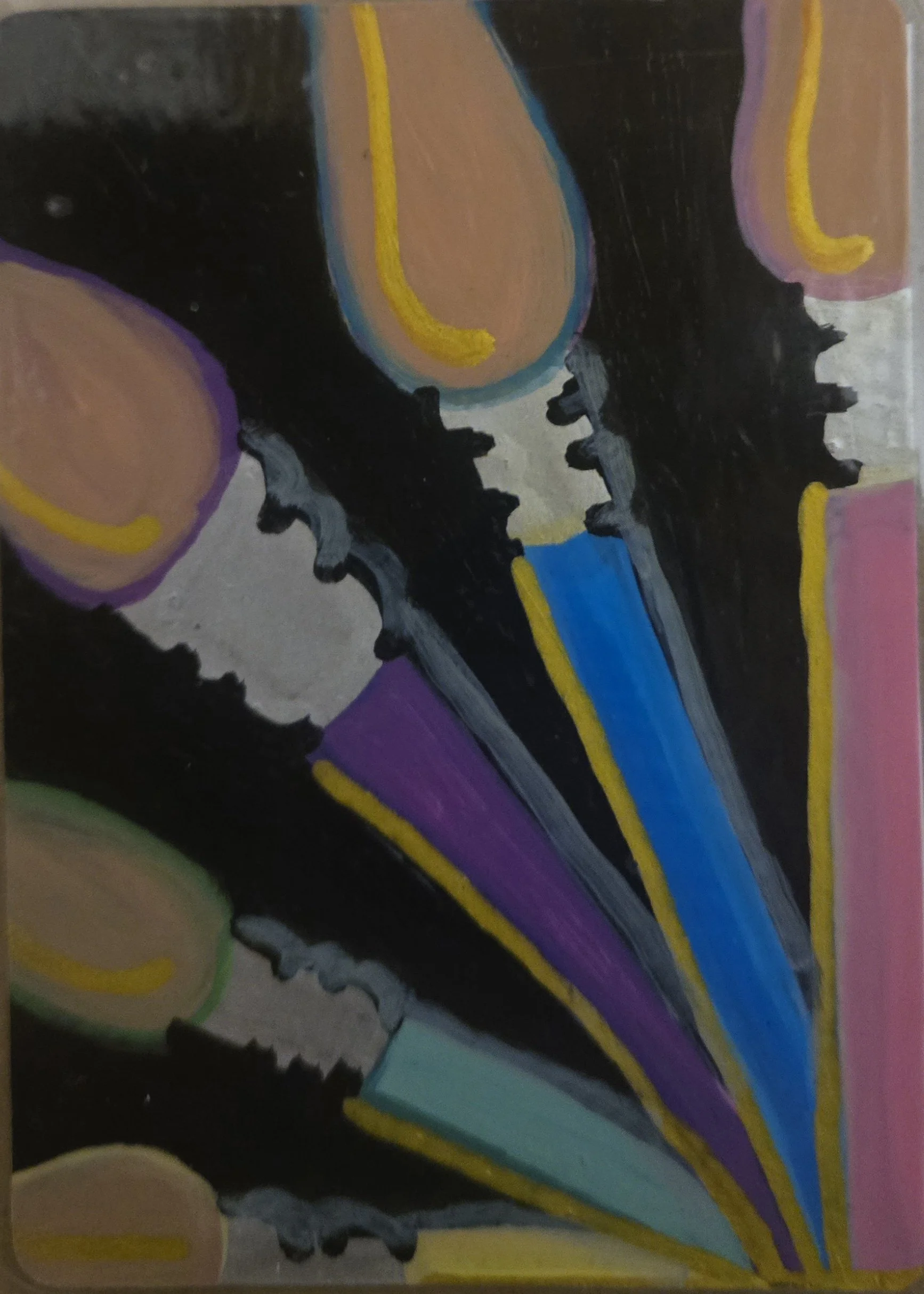ACEO Art Card- Paint Brushes