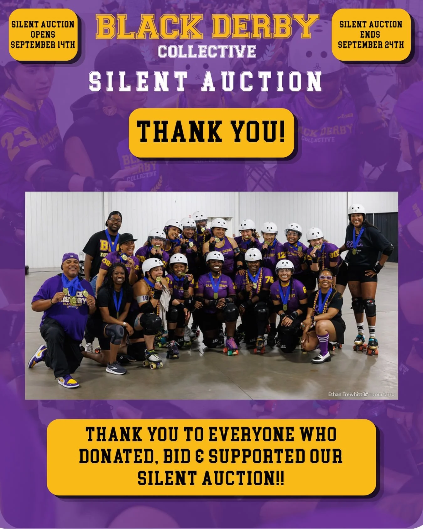 Thank you to everyone who donated, bid, shared, and supported the BDC Silent Auction! Your support is helping us get to Malm&ouml;, and we&rsquo;re so grateful to everyone who helped make this fundraiser a success.

Winning bidders: Keep an eye on yo
