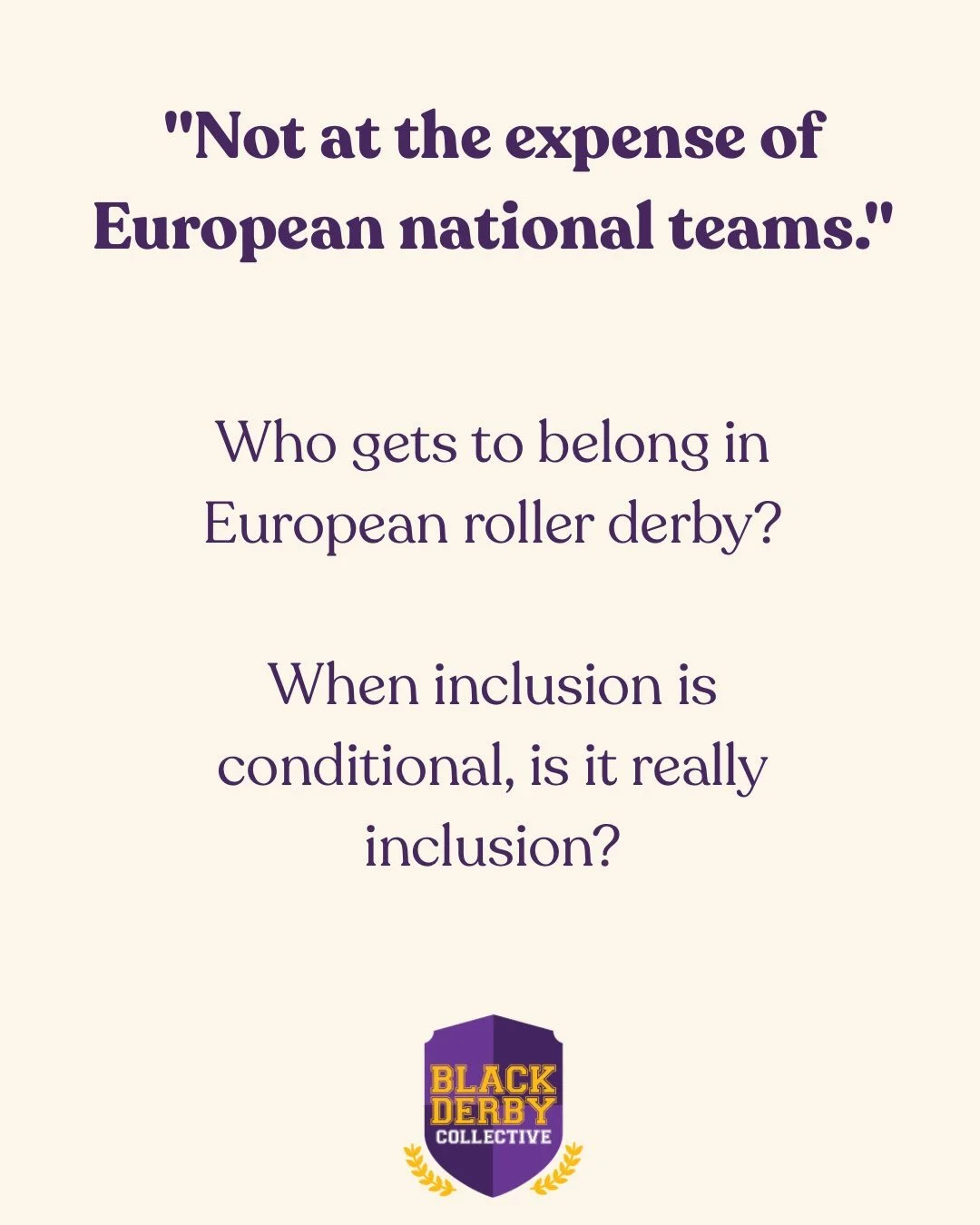 We call on @eurordcup organizers to reconsider the category structure, remove unequal barriers, and create fair opportunities for Borderless teams.

To participating teams and sponsors:

Your voice and money carry weight. Use them.

Advocate for poli