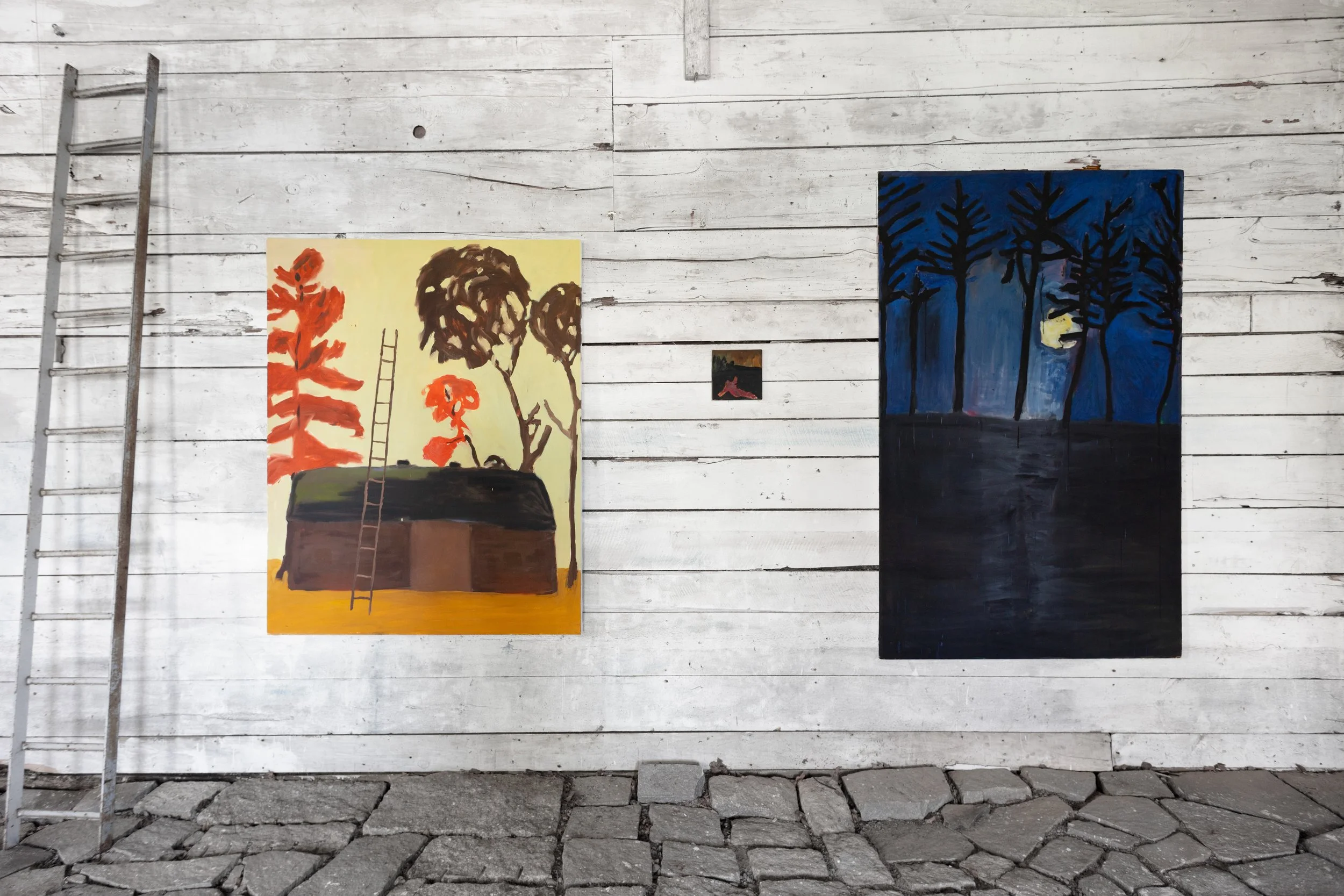 Andrew Ohman held his first solo show at Hopkins Wharf Gallery, this summer, June 28 - July 4, 2026.