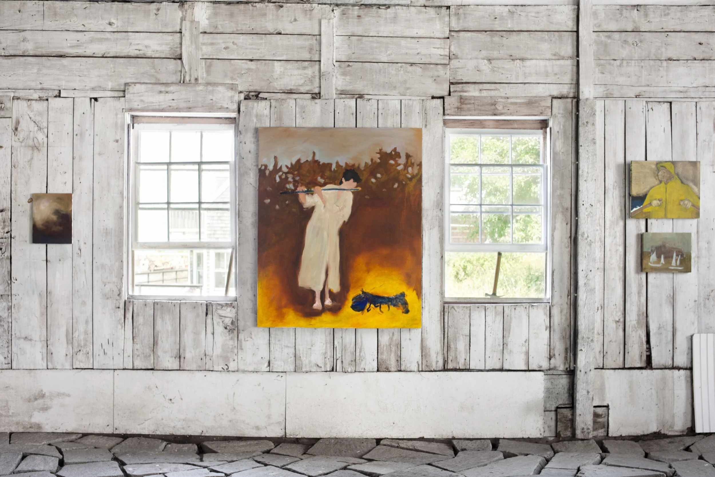 Andrew Ohman held his first solo show at Hopkins Wharf Gallery, this summer, June 28 - July 4, 2026.