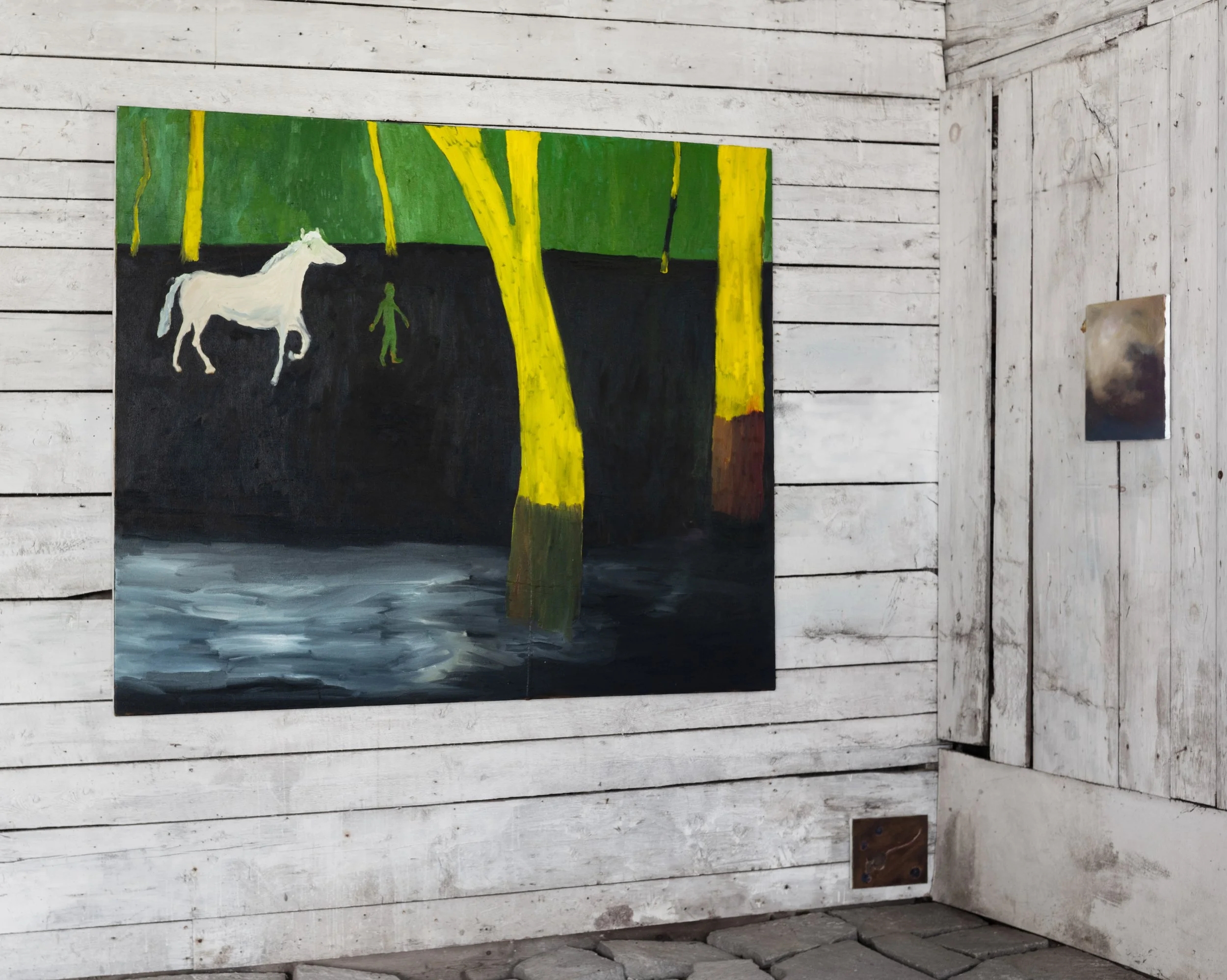 Andrew Ohman held his first solo show at Hopkins Wharf Gallery, this summer, June 28 - July 4, 2026.