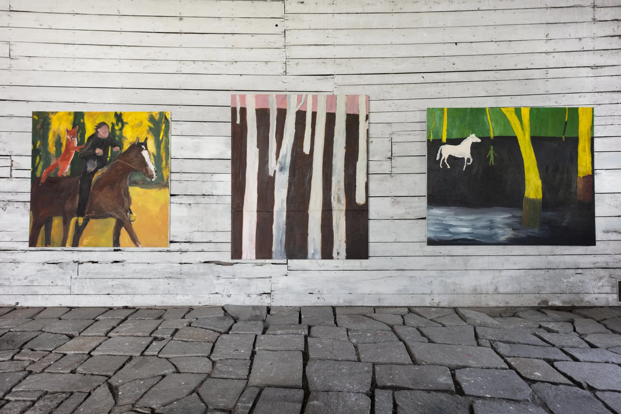 Andrew Ohman held his first solo show at Hopkins Wharf Gallery, this summer, June 28 - July 4, 2026.