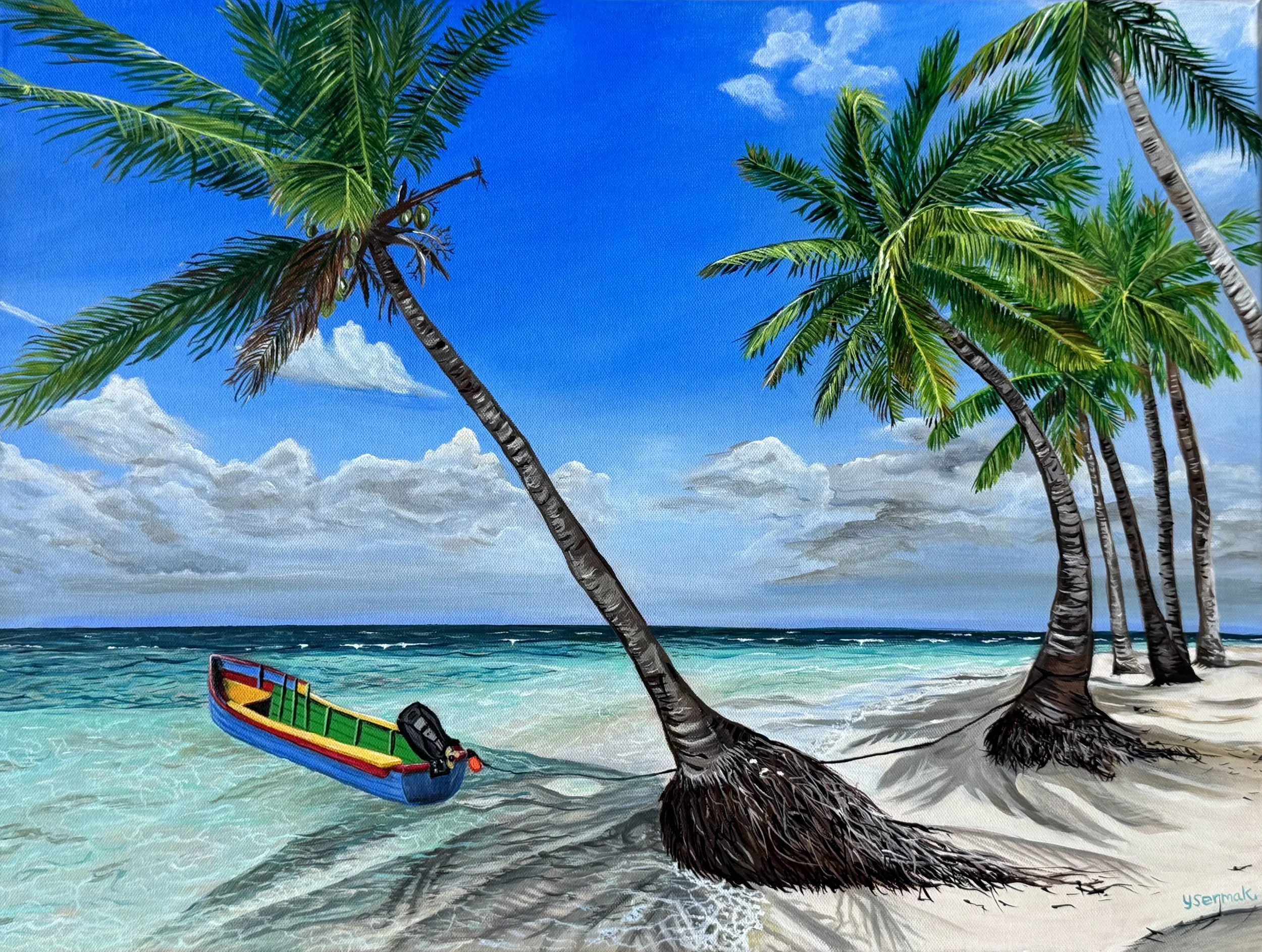 "South Pacific Dream" Original Acrylic