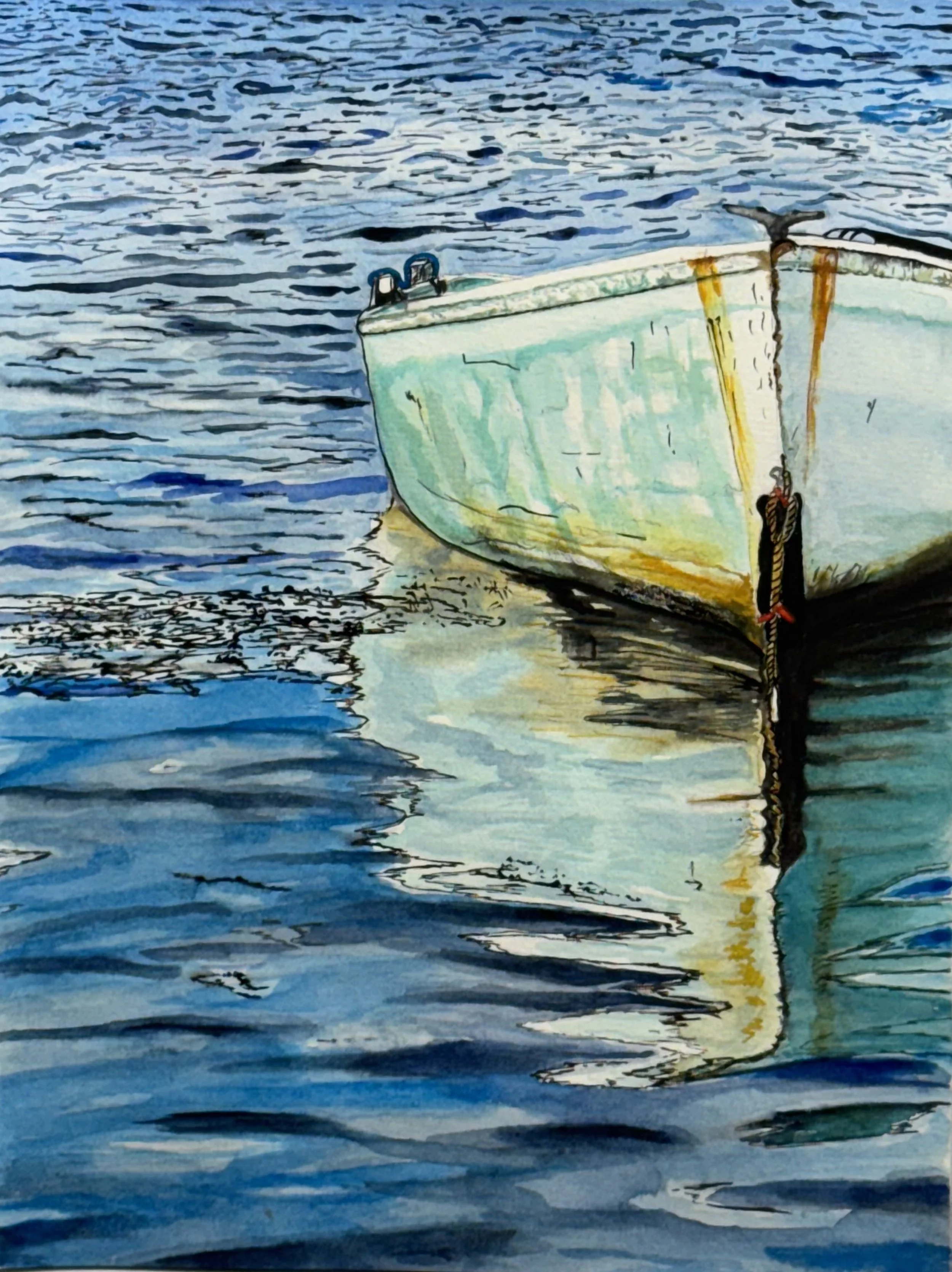 Boat on the water 1