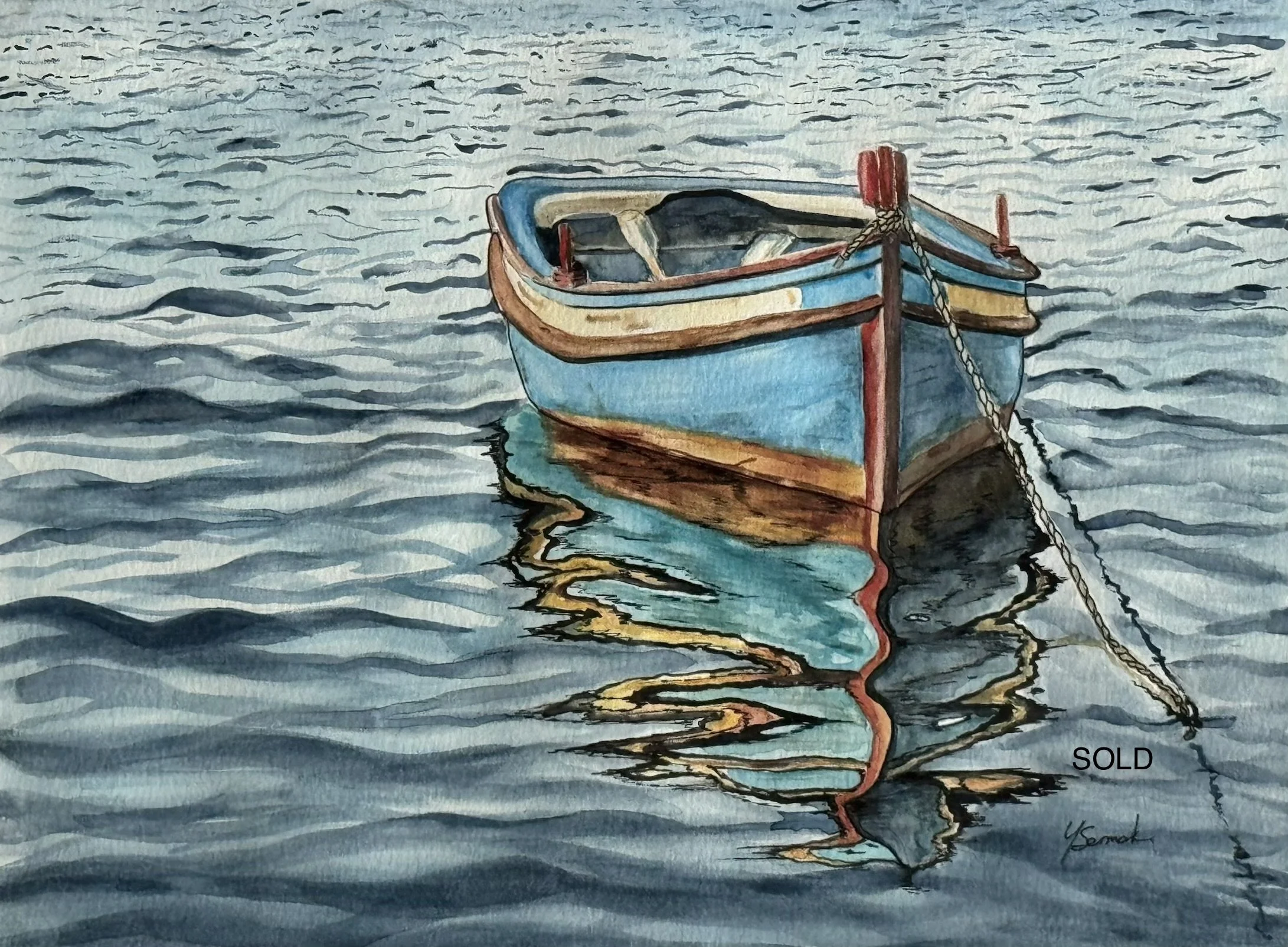 Boat on the water 2