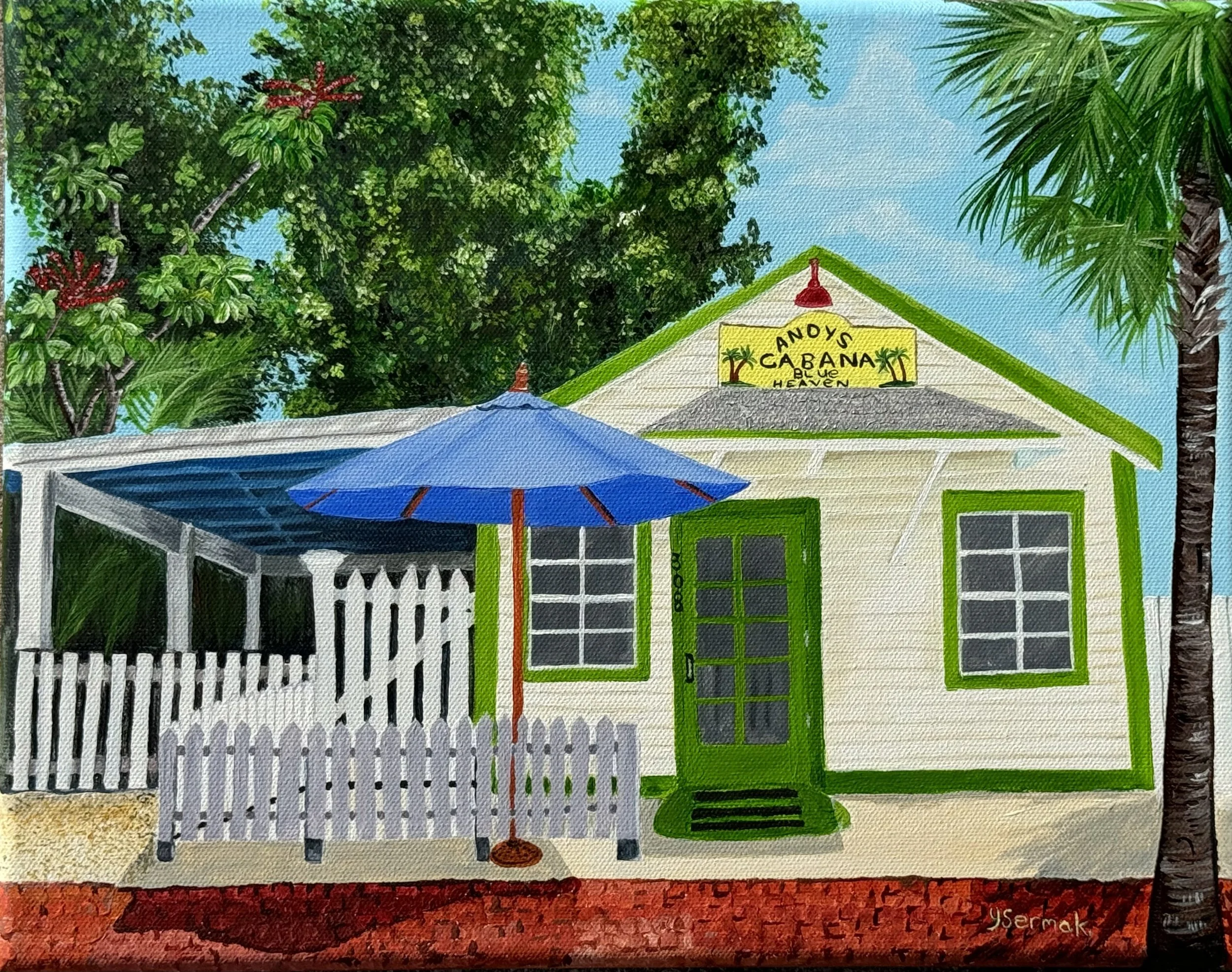 "Andys Cabana" Blue Heaven