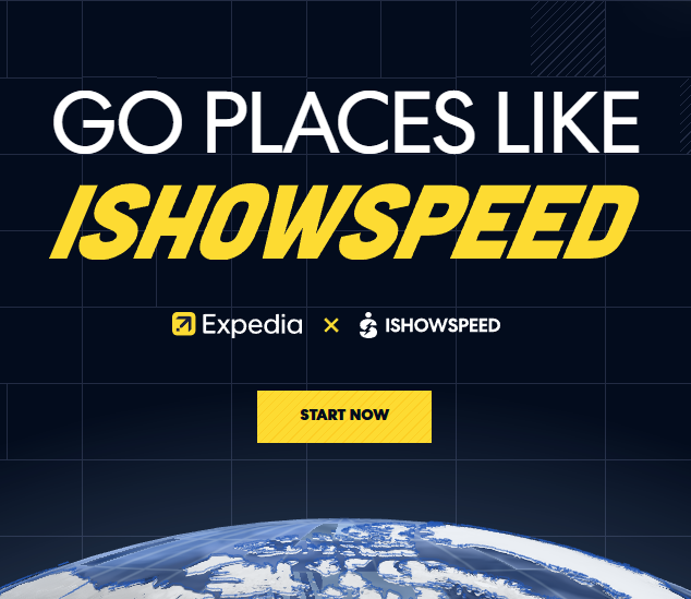 IShowSpeed x Expedia
