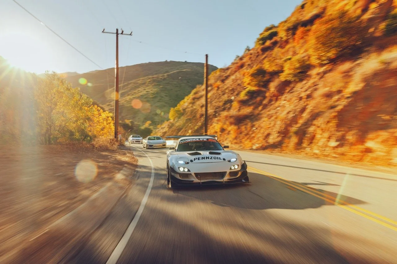 Mazda RX7 Rolling Shots in LA