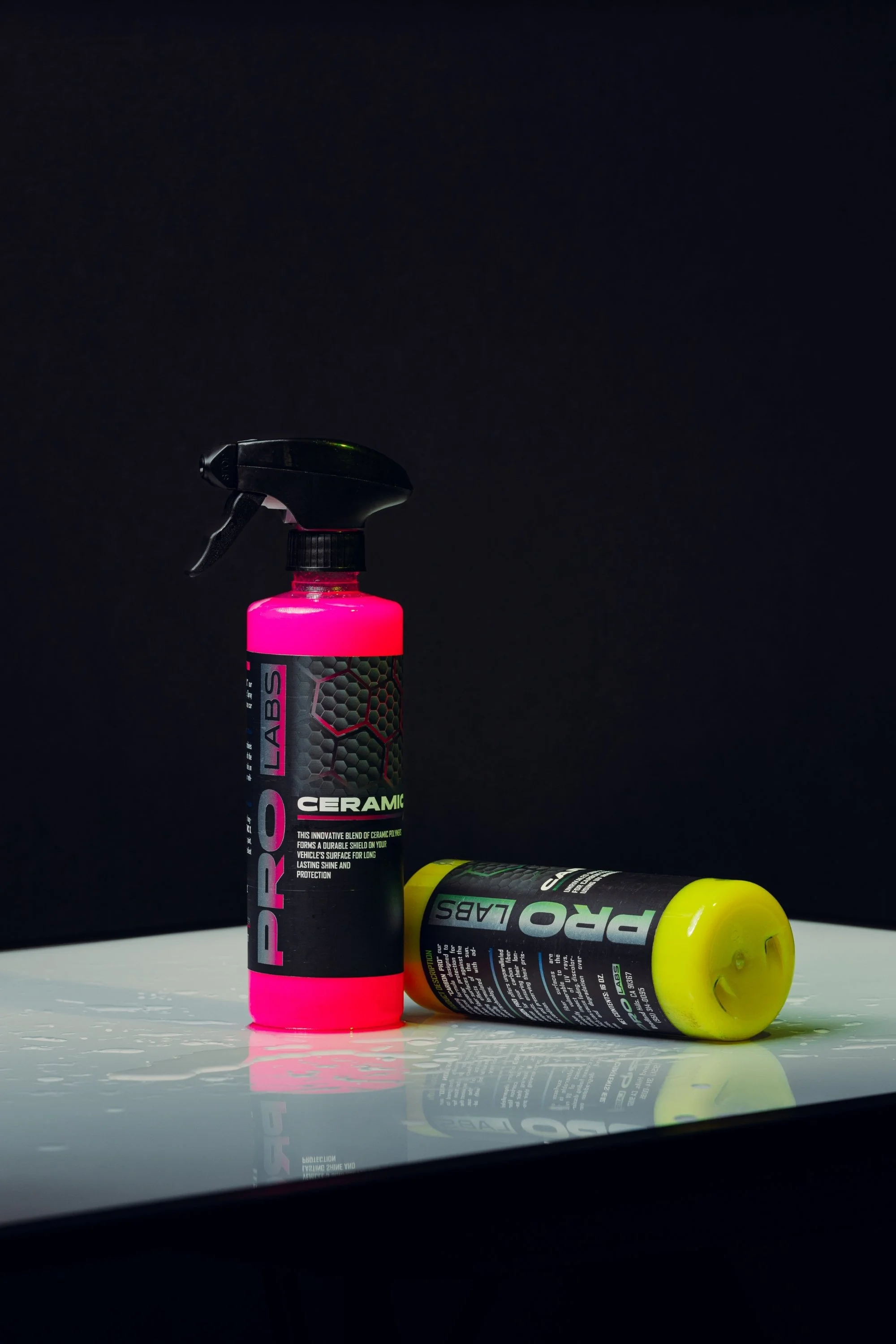product photoshoot for car detailing chemicals in Murrieta.