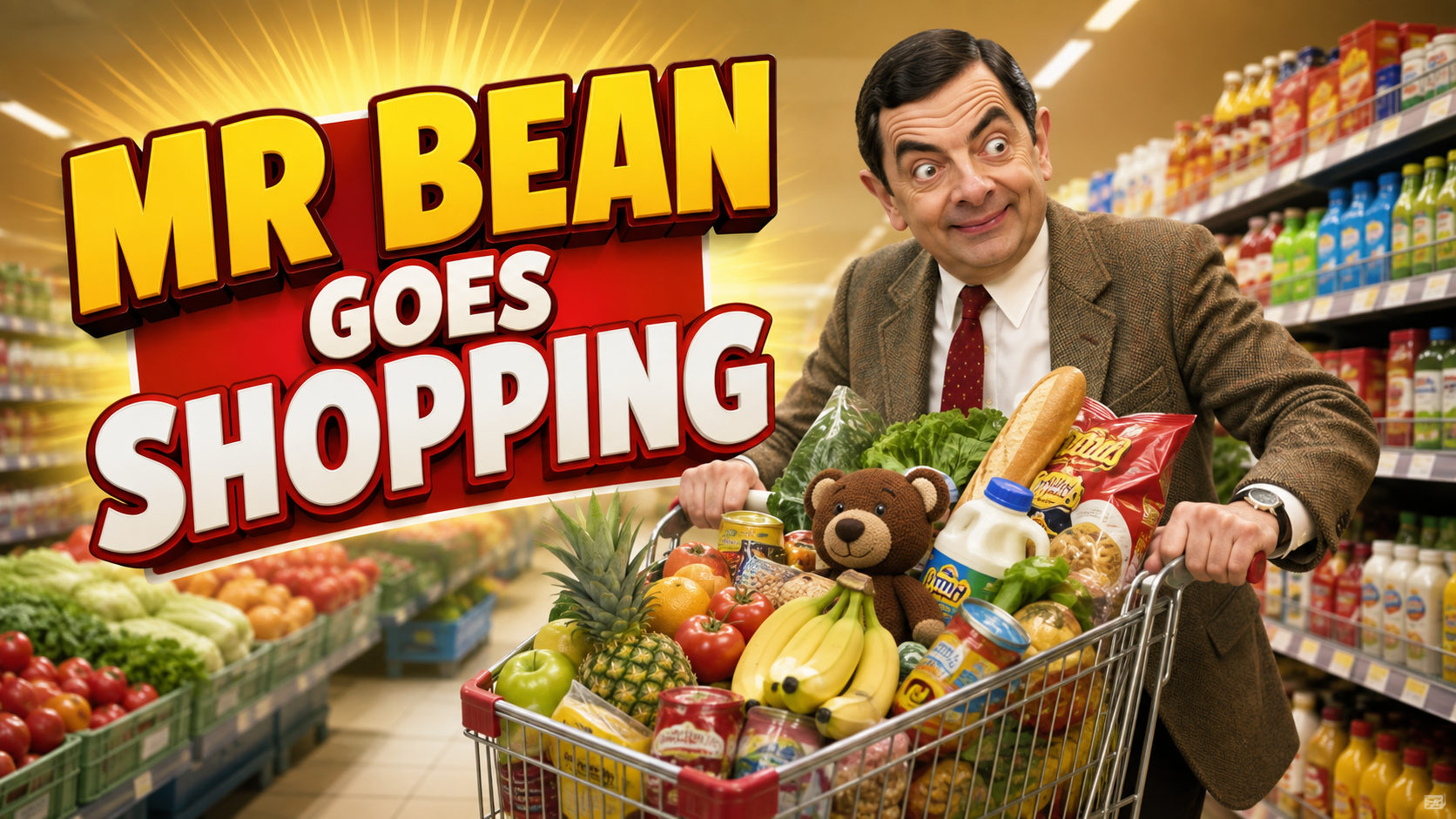 MR BEAN… GOES SHOPPING!