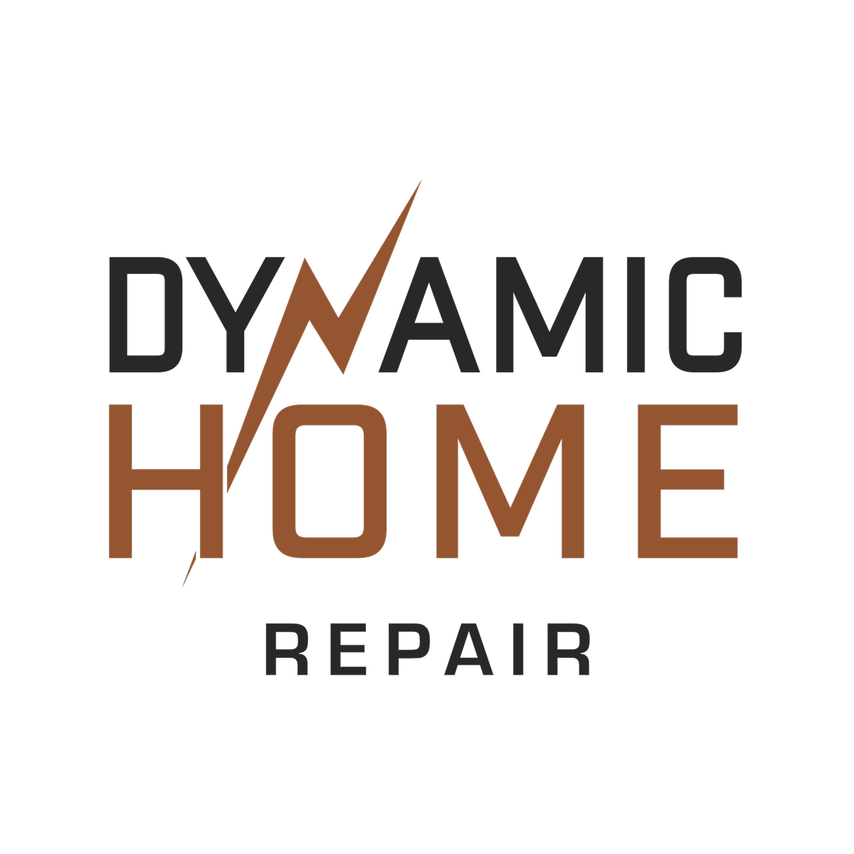 Dynamic home repair logo
