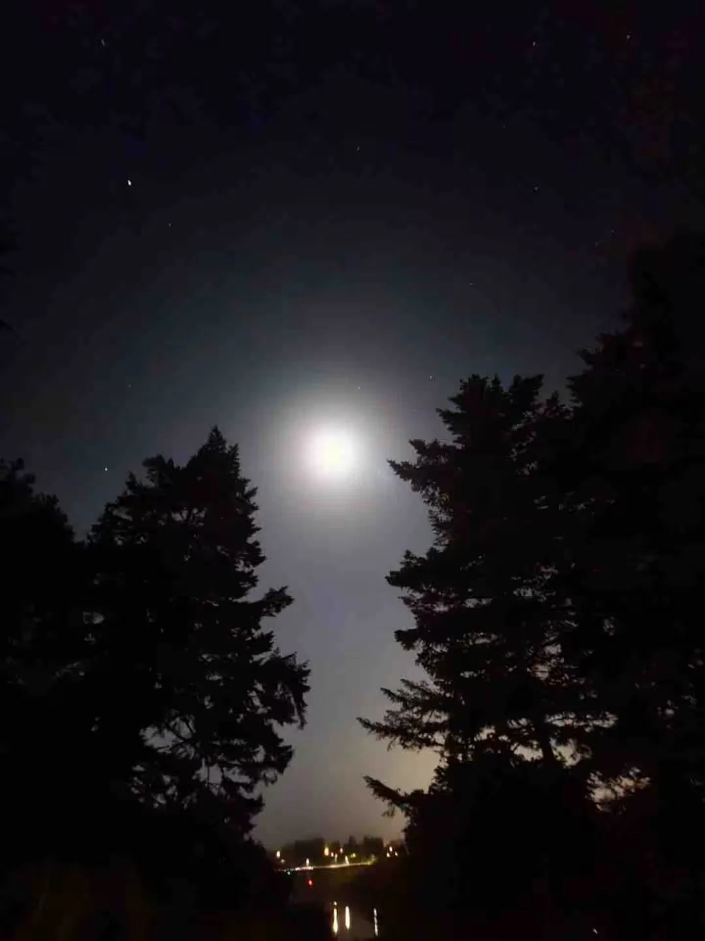 Full Moon Over the River
