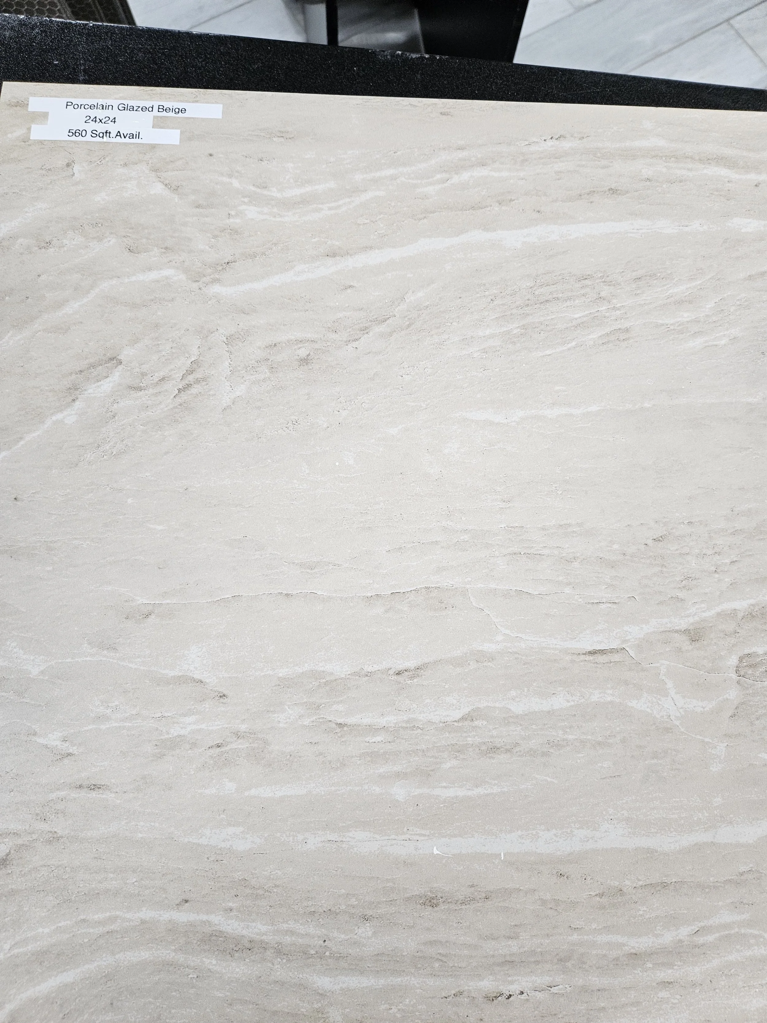 24x24 Porcelain Glazed Beige Tile 560 Sq,Ft, In-stock