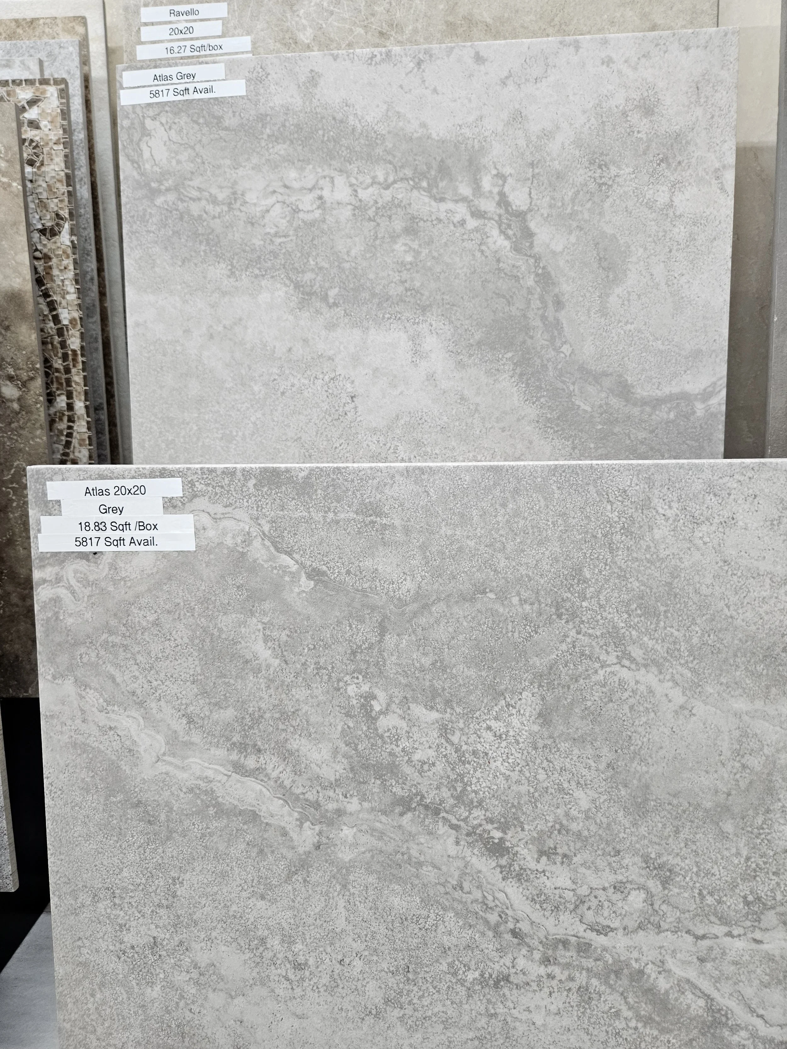 Atlas Grey 20x20 Porcelain Tiles