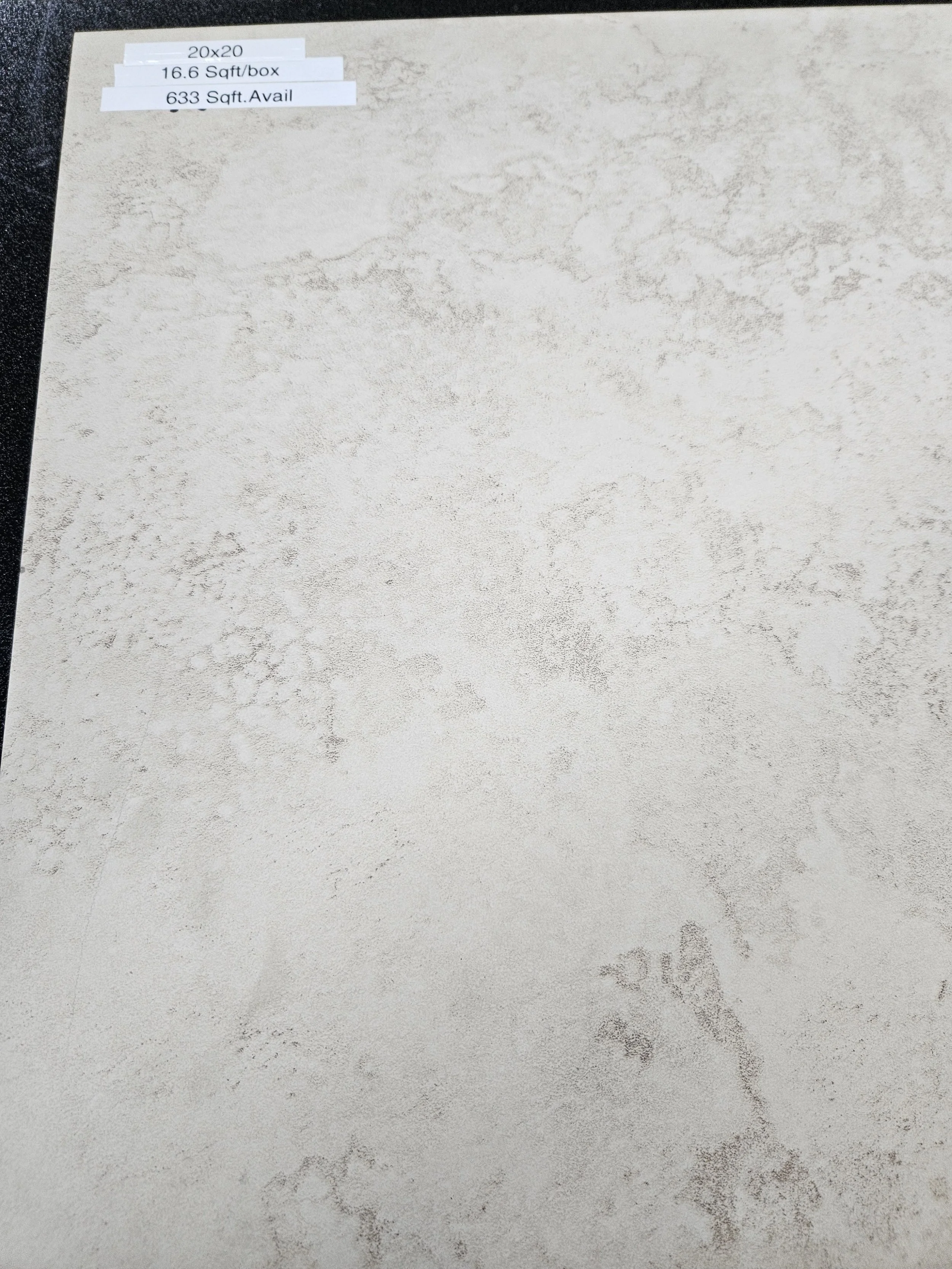 20"x20" Stone-Finish Beige  Porcelain Tile  600 Sq,Ft In -Stock