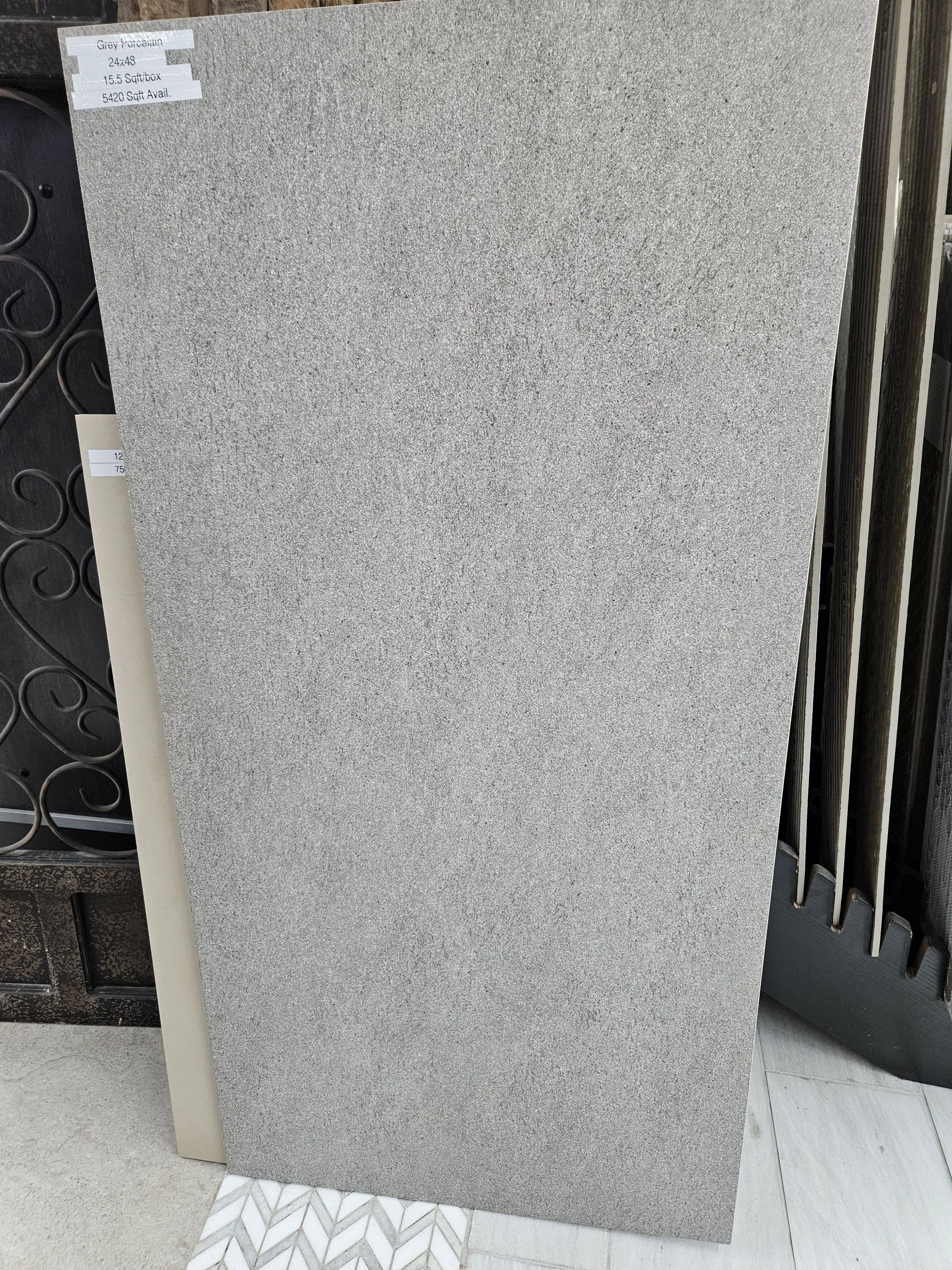 Gray Porcelain Floor Tile 24x48 Inch