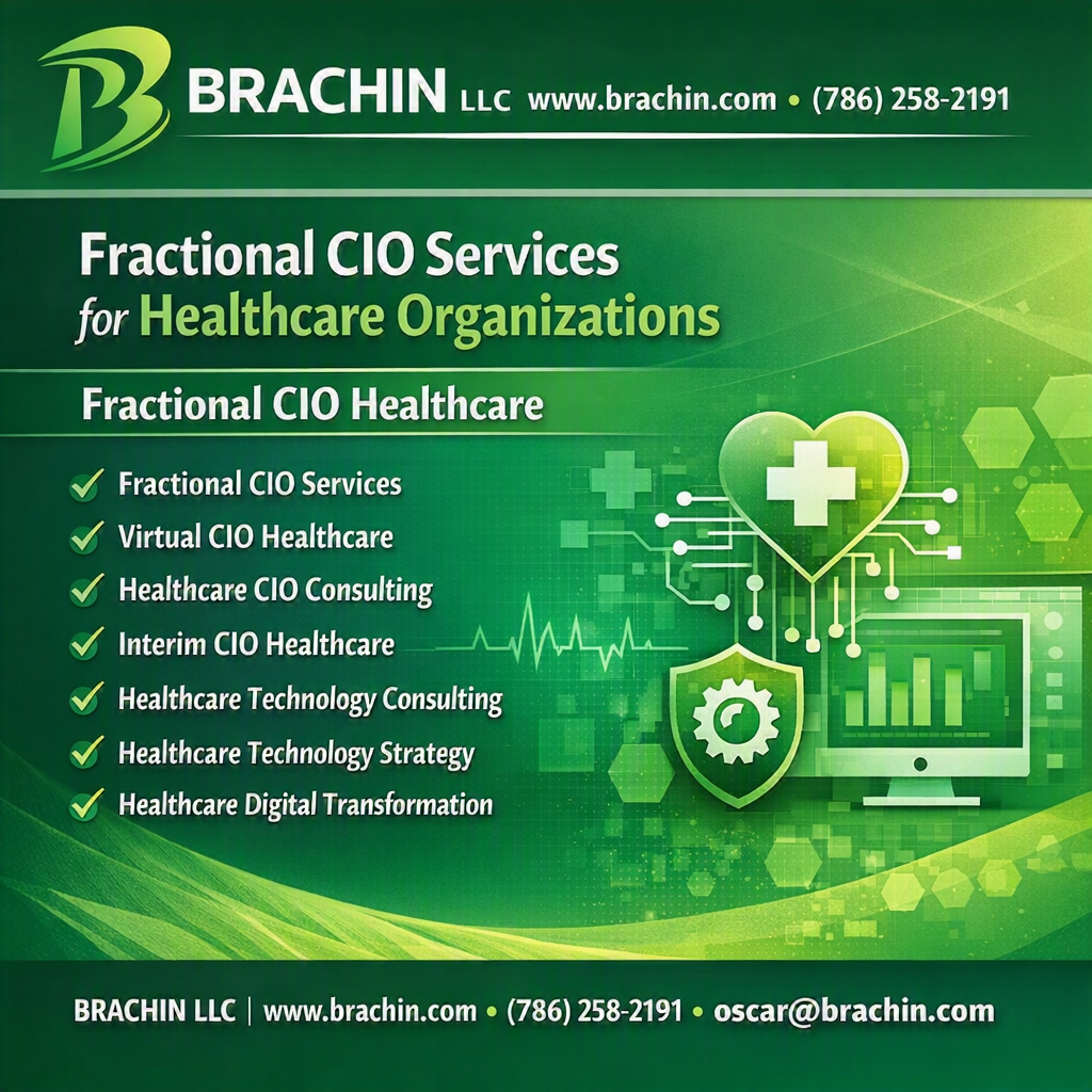 Fractional CIO Services for Healthcare Organizations