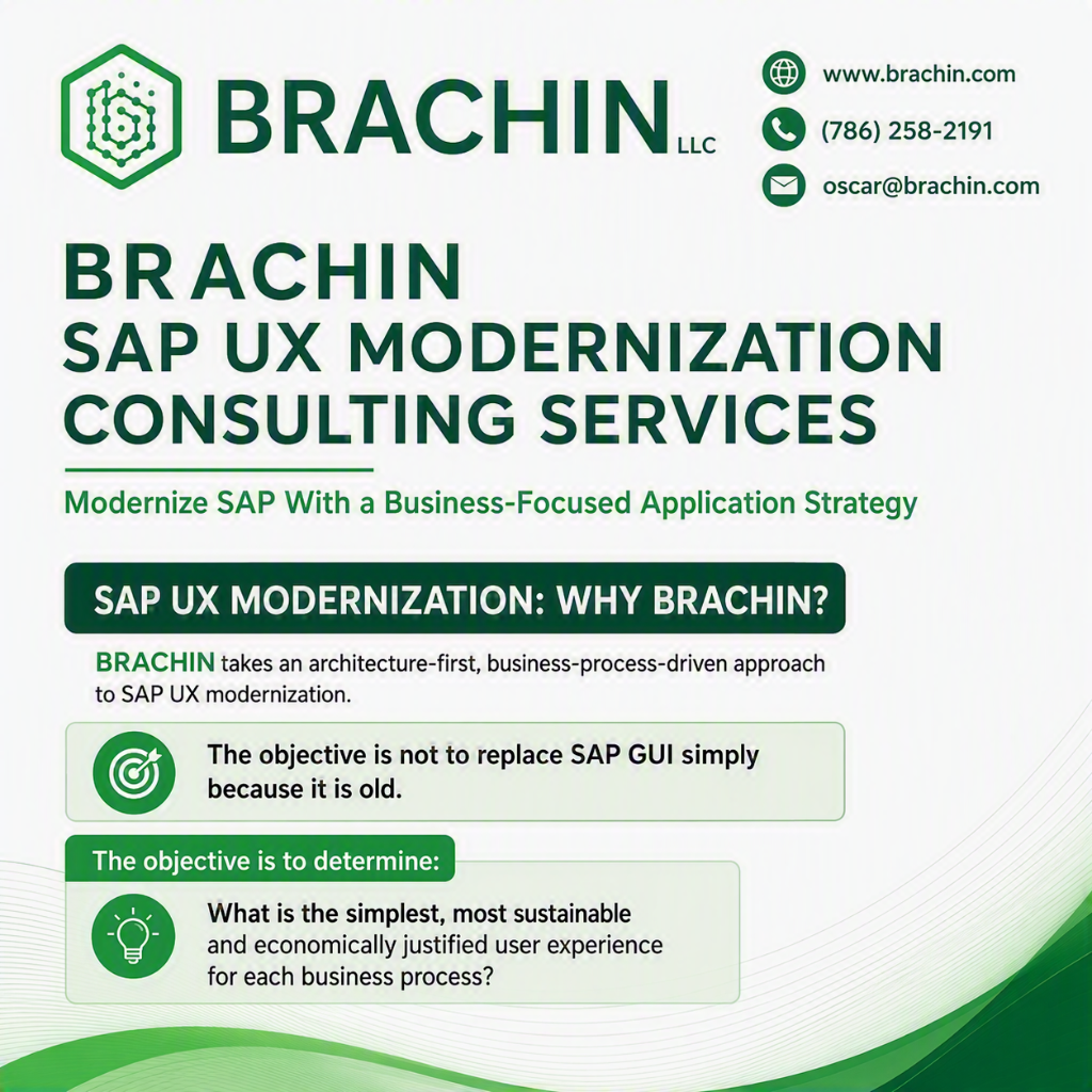 BRACHIN SAP UX Modernization Consulting Services