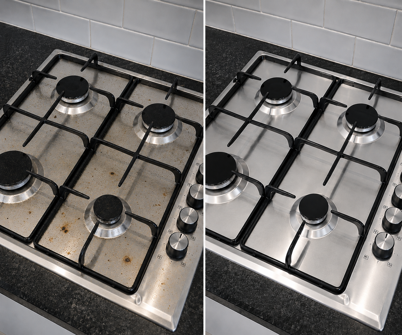Cooker Top Cleaning