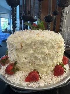 Pineapple Cake with Coconut
